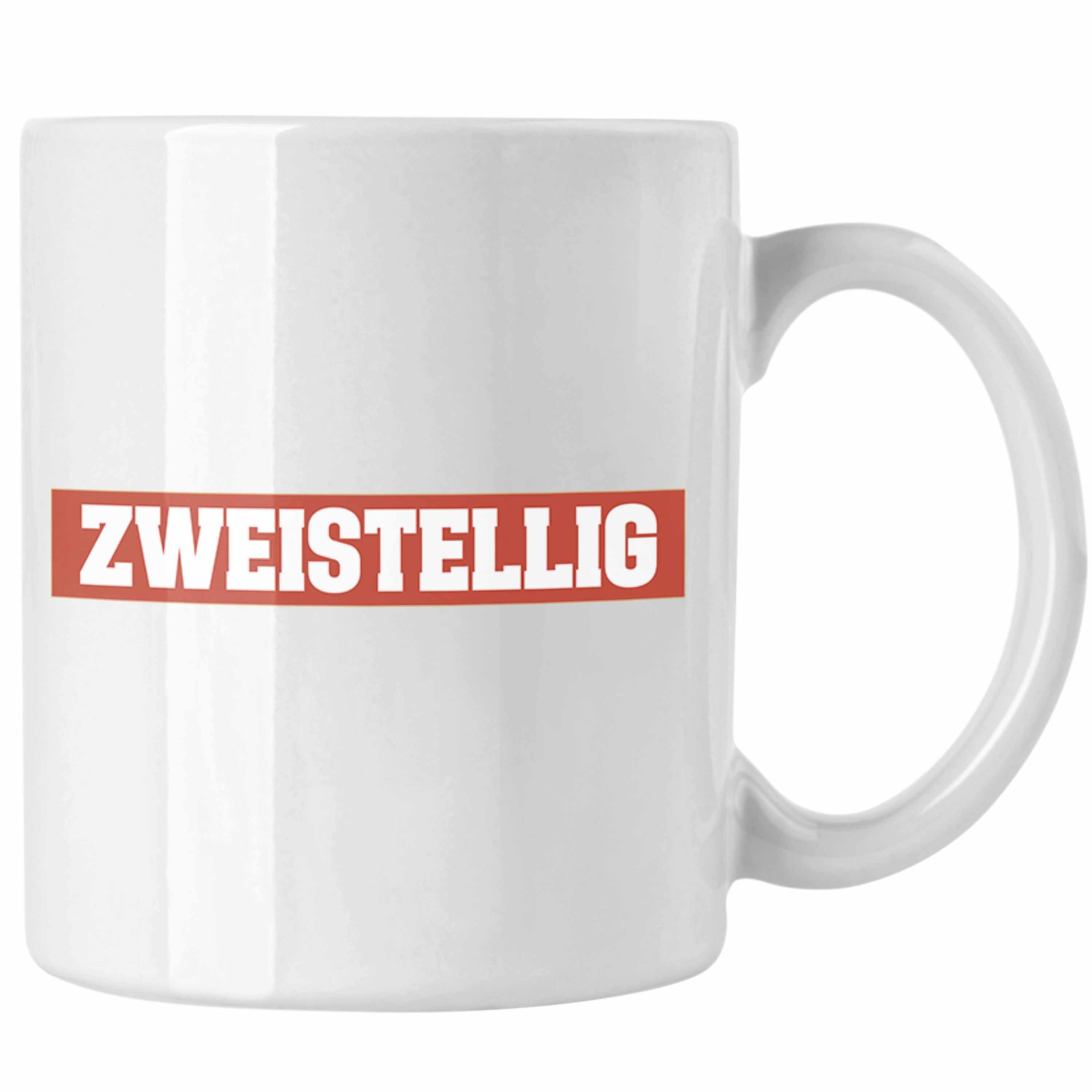 Trendation Tasse Trendation - 10 Geburtstag Junge Mädchen Geschenke Tasse 10er Geburtstag 10 Jahre Alt Geschenkidee Lustig Weiss