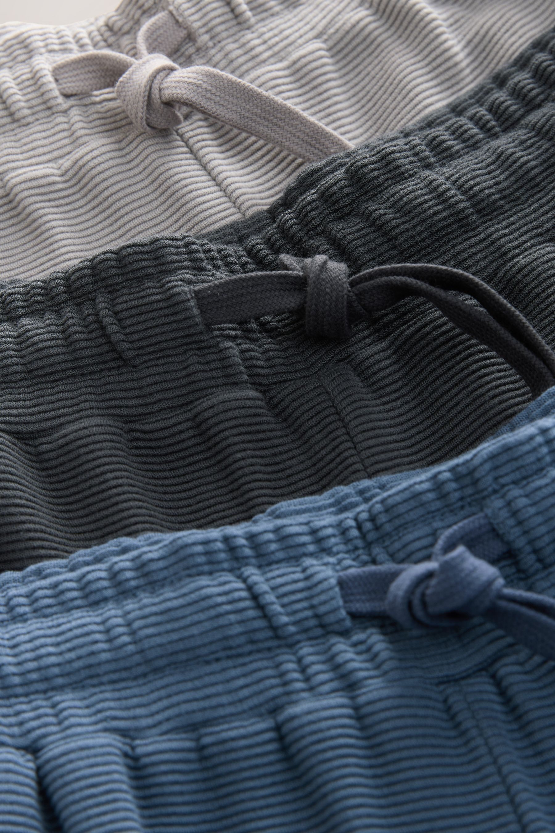 Next Pyjamahose Gerippte Ottoman Shorts aus Modal, 3er-Pack (3-tlg) günstig online kaufen