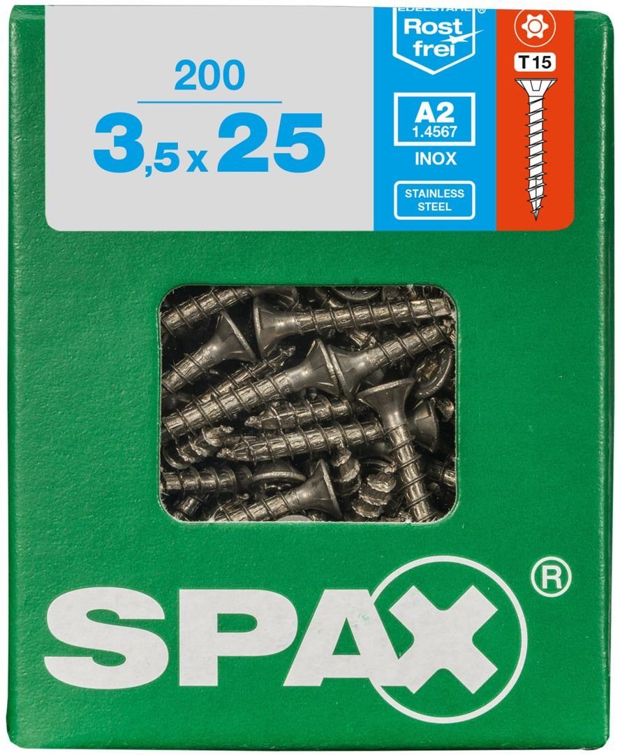 25 15 SPAX 200 mm - Spax x 3.5 TX Universalschrauben Holzbauschraube