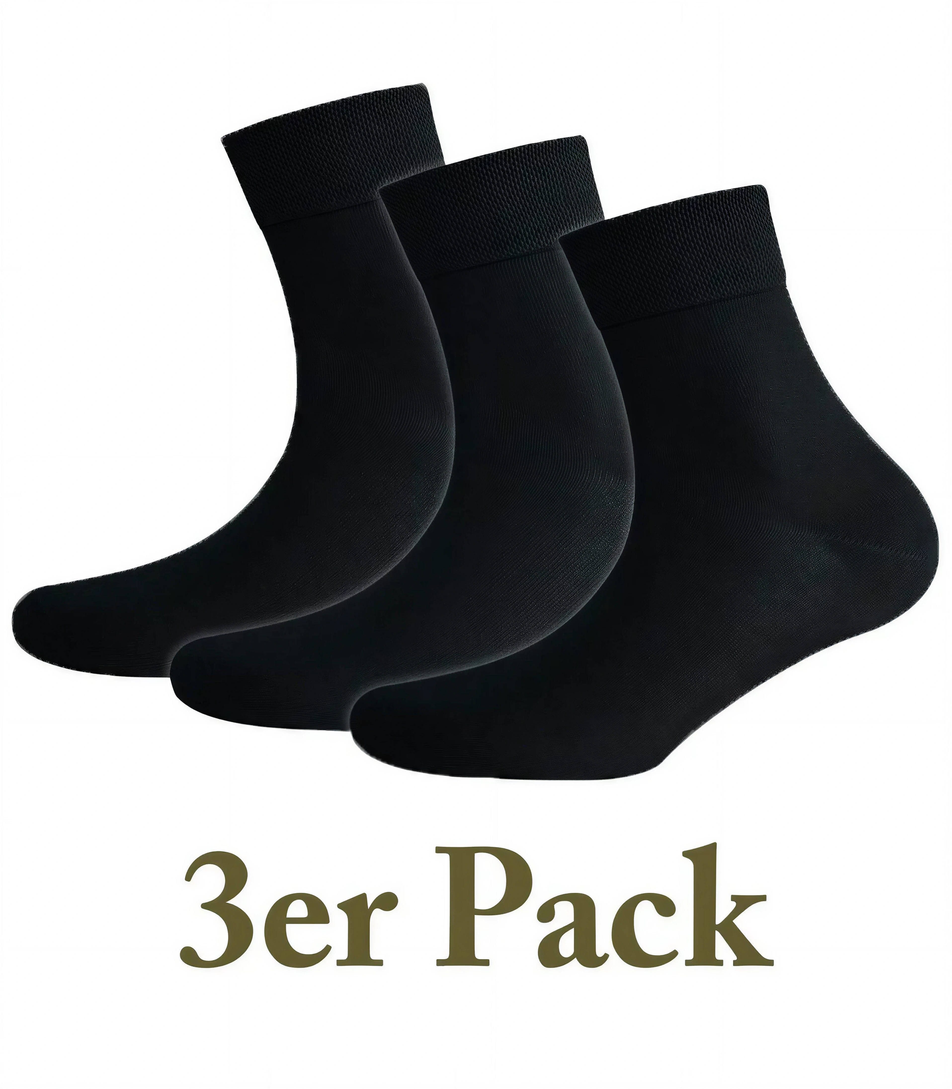 Sympatico Kurzsocken Basic Line (Spar-Pack, 3-Paar) aus hautfreundlicher Baumwolle