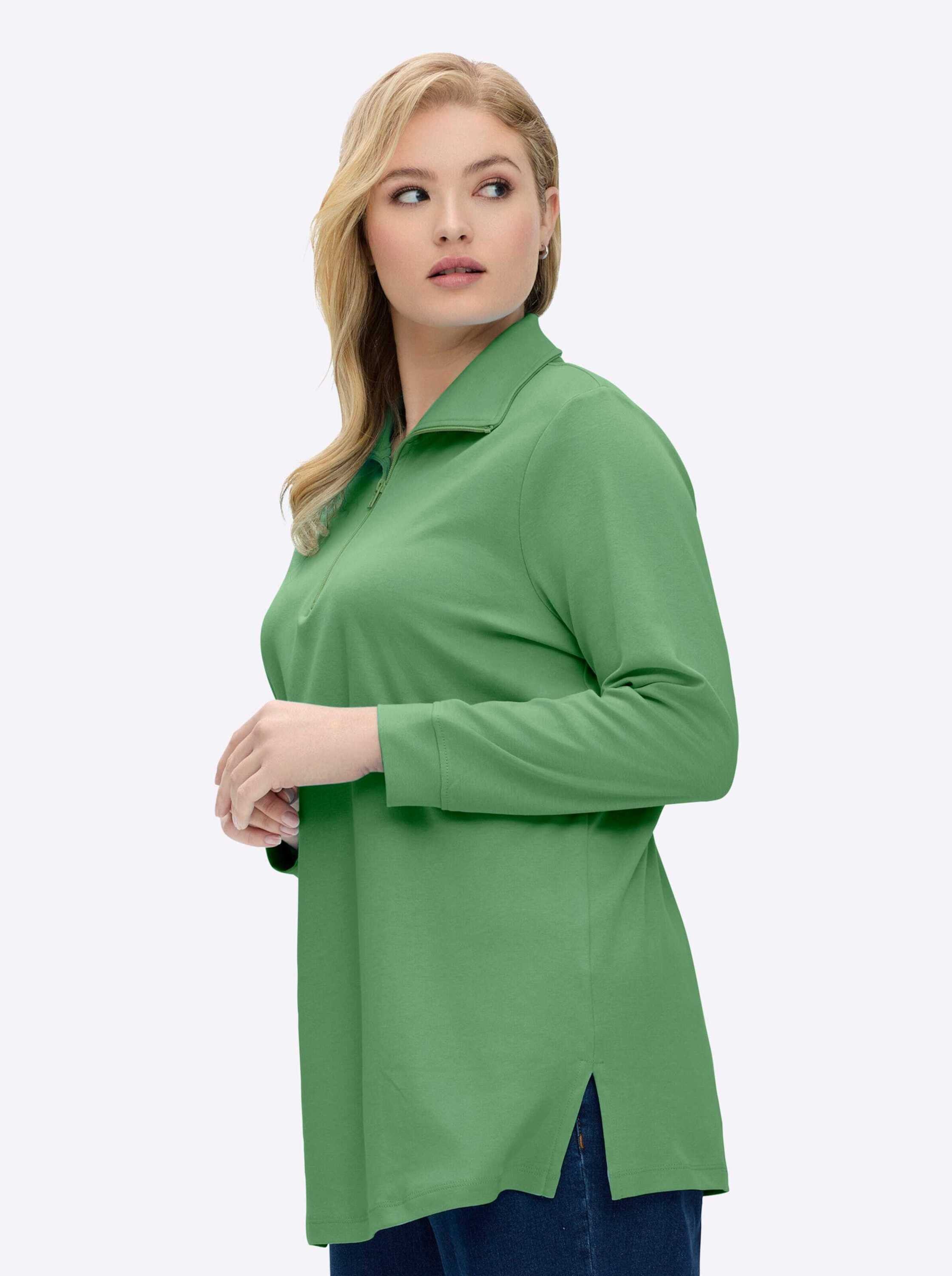 Sieh an! Sweater Long-Sweatshirt Langarm