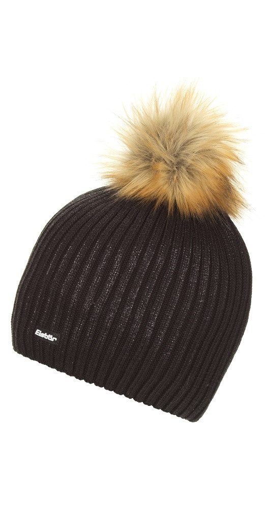 Bommelmütze Mütze (Pompon) Grania Lux schwarz Damen