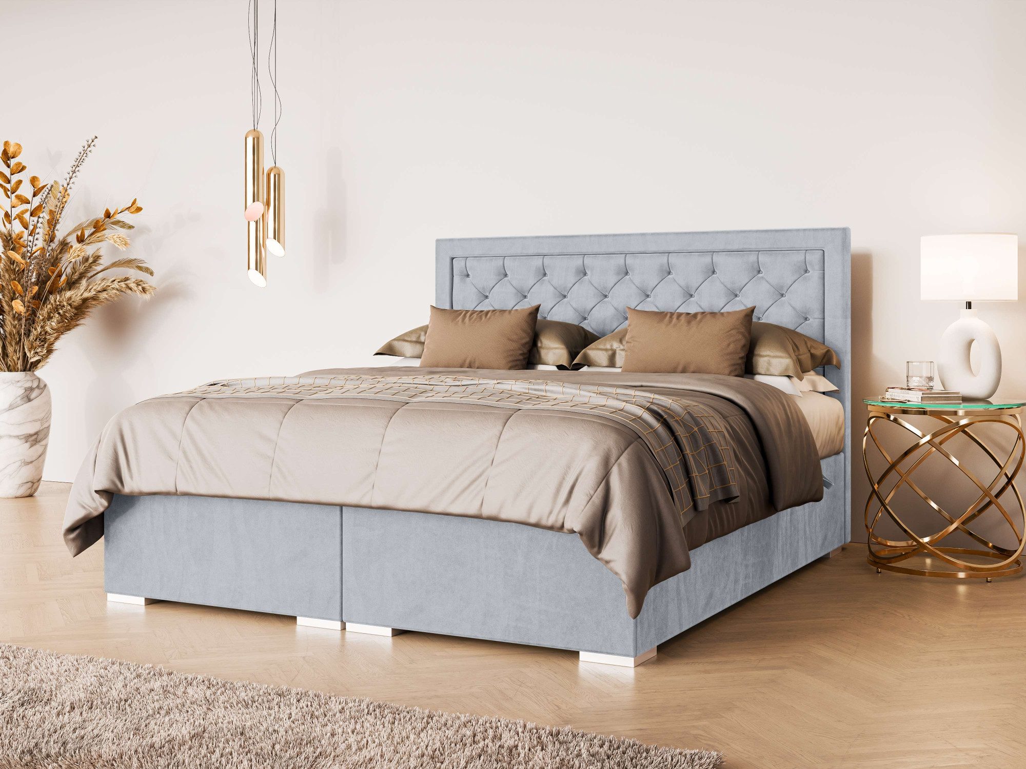 Leonique Polsterbett "SACY mit Matratze und Topper, in 2 Breiten (160 und 1 günstig online kaufen