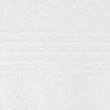 ZOLLNER Gästehandtücher, Walkfrottier (10-St), 50 x 30 cm, 100% Baumwolle, mit 3 Tiefgangstreifen
