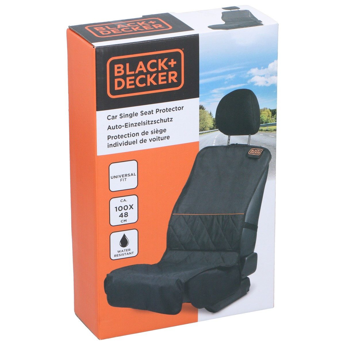 Black + Decker Autositzschutz BLACK+DECKER Autositzbezug Schwarz