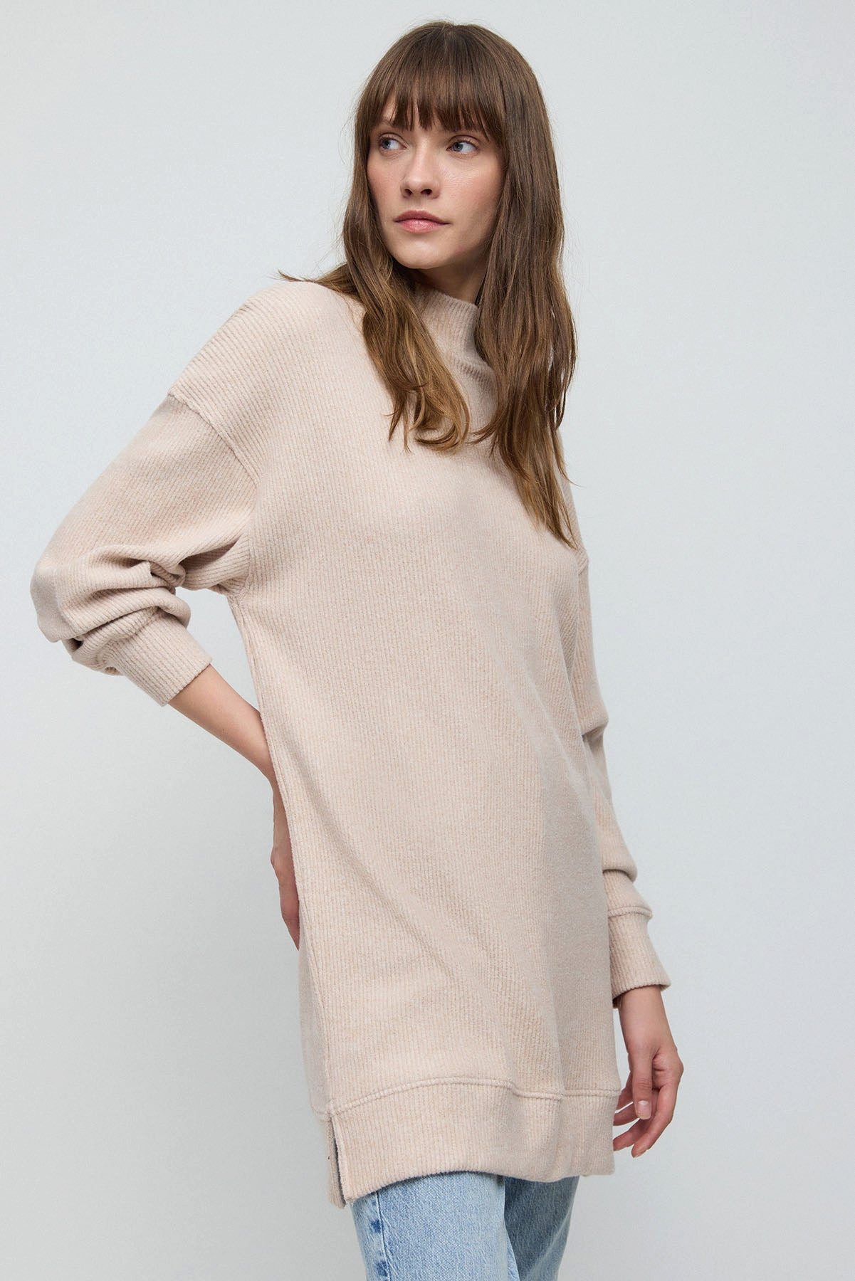 Blusentop Rollkragenbluse