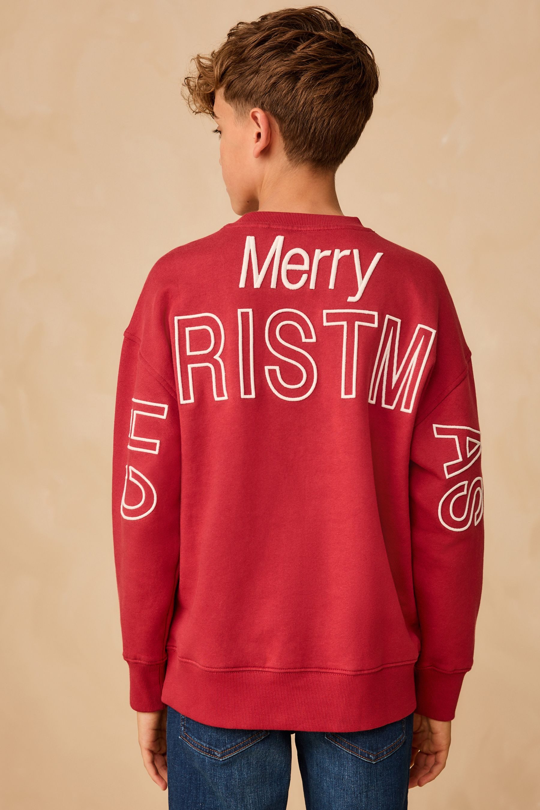 Next Sweater Sweatshirt mit weihnachtlichem Motiv günstig online kaufen