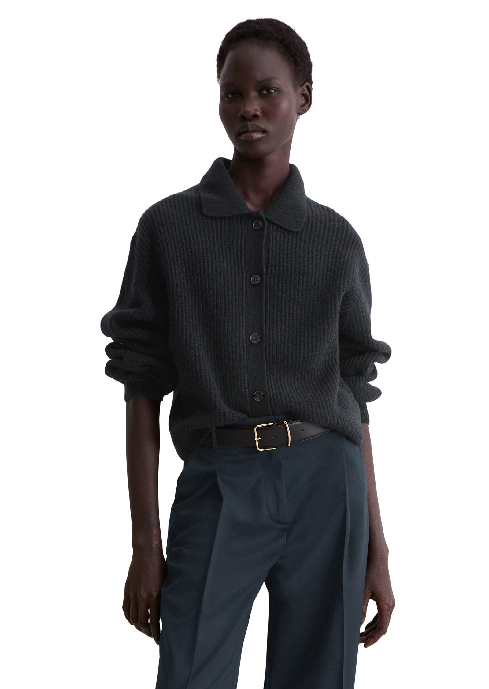 Marc O'Polo Cardigan relaxed aus weichem Wolle-Mix