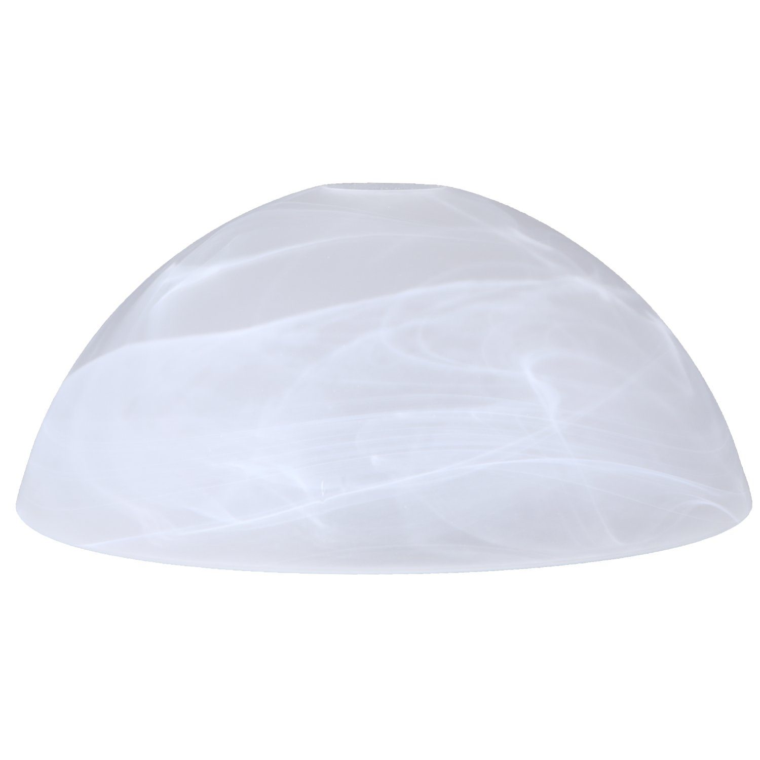 Home4Living Lampenschirm Lampenglas weiß Ø 250mm Alabaster Glas E27 Ersatzglas, Dekorativ