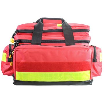 SANISMART Arzttasche Notfalltasche MINISTER XL Rot Nylon 50 x 34 x 32 cm Trauma Bag