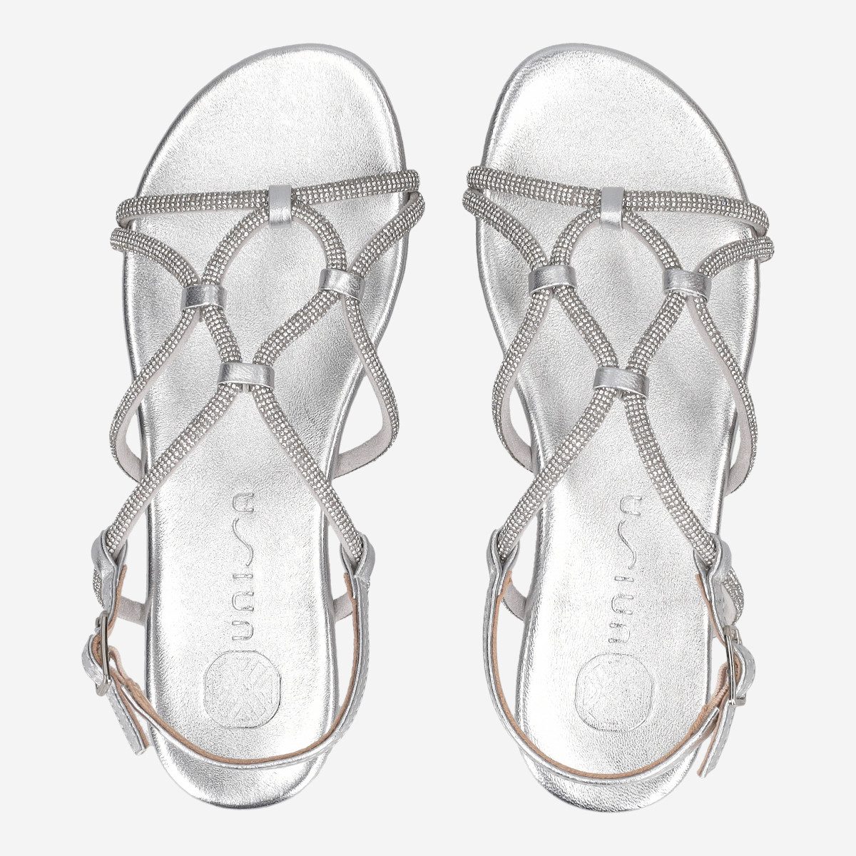 Unisa Unisa COOPER_LMT SILVER, Sandaletten, Silber, Damen Sandalette