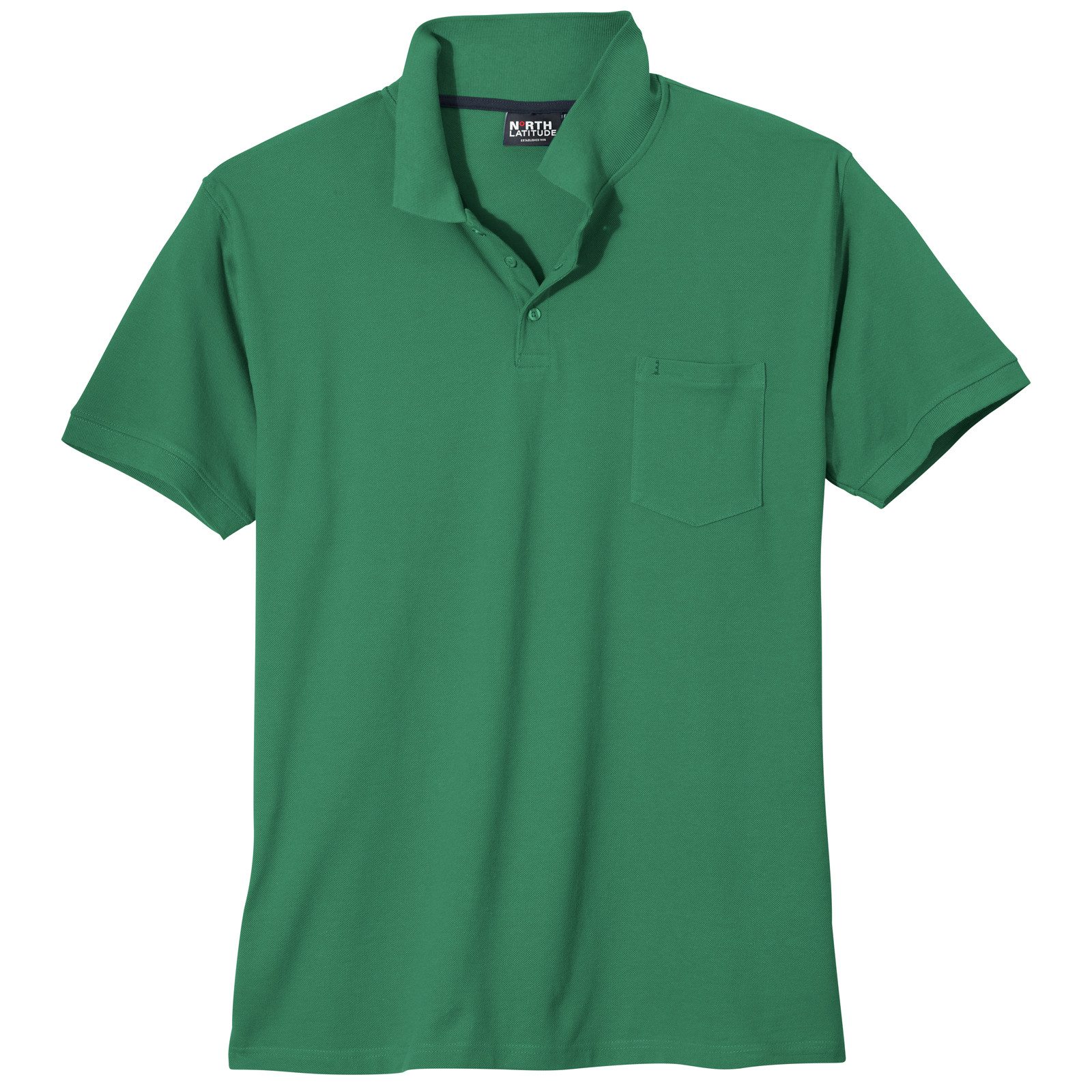 north 56 4 Poloshirt North Latitude Poloshirt grün Übergröße günstig online kaufen