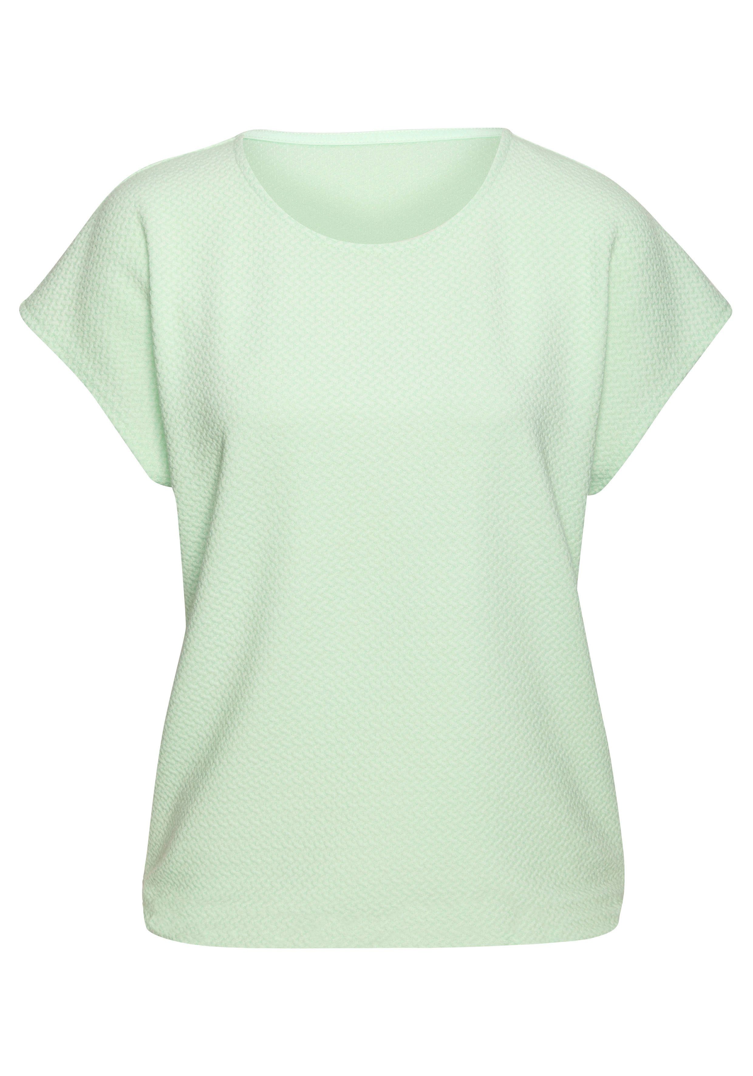 Vivance Kurzarmshirt "aus bügelfreier Strukturqualität im 2er Pack", (Packu günstig online kaufen