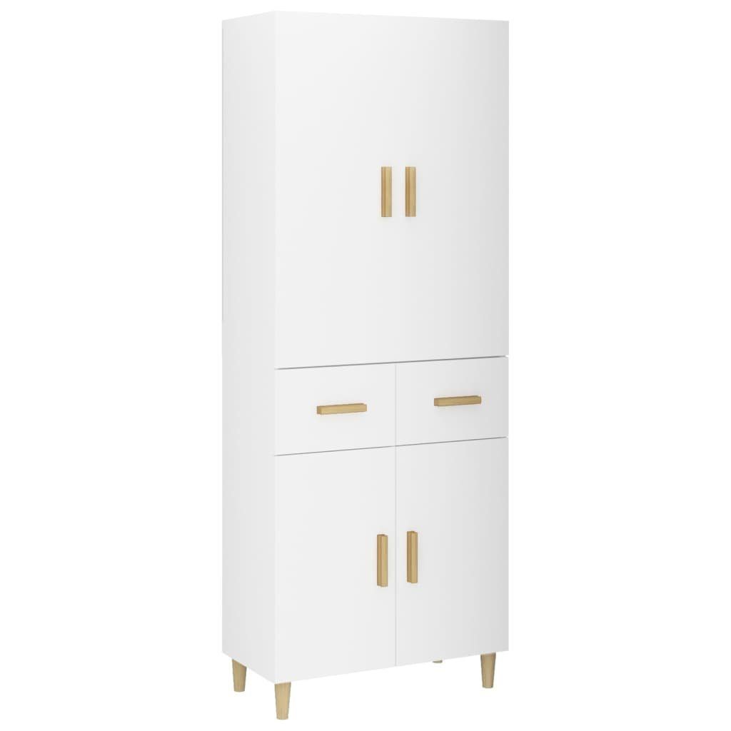vidaXL Anrichte Highboard Weiß 69,5x34x179 cm Holzwerkstoff. € 206,95