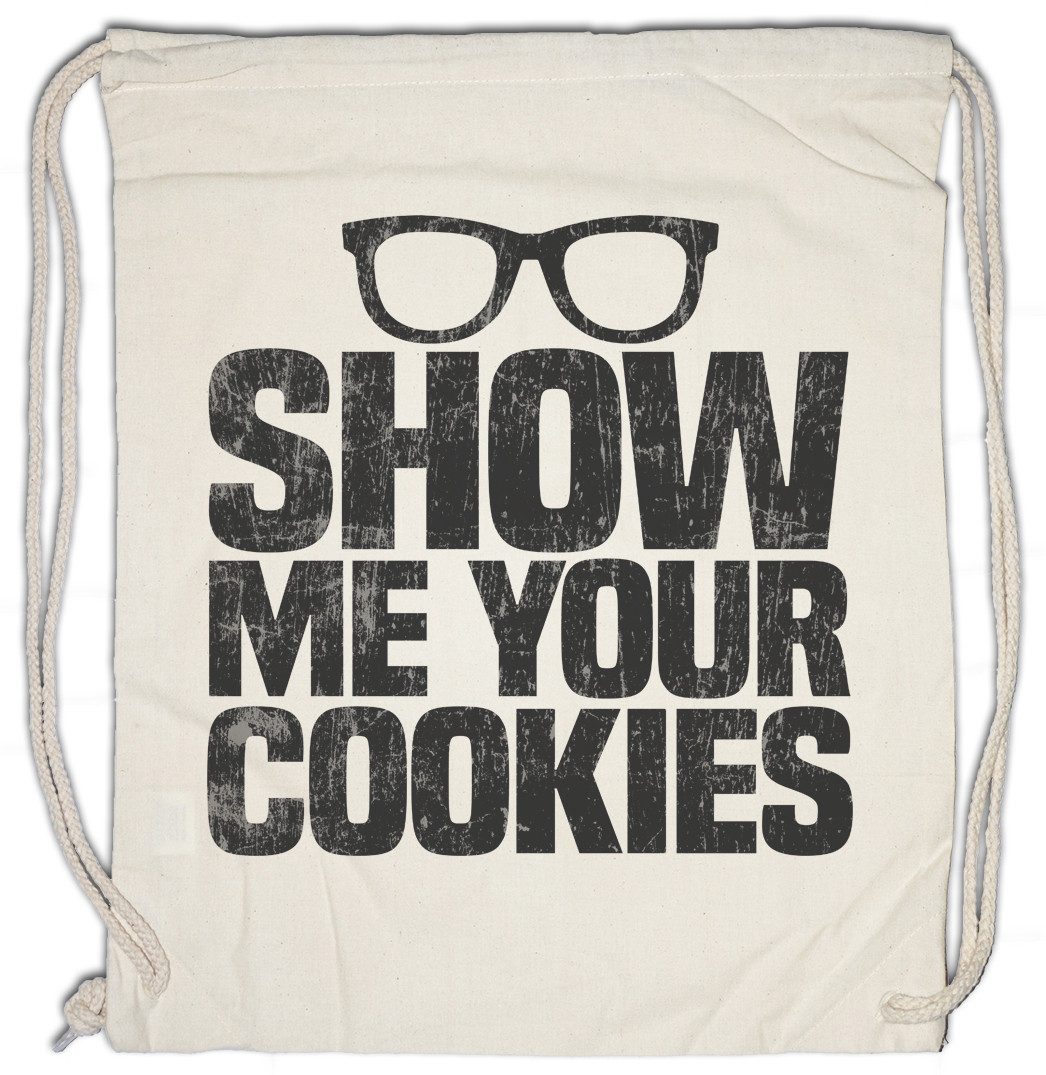 Turnbeutel Show Me Your Cookies Turnbeutel Fun Binary Code Binär Jerk Geek Nerd