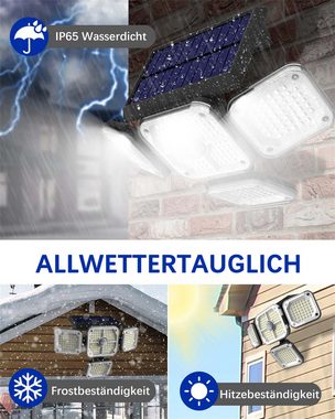yozhiqu LED Solarleuchte LED-Solarleuchten, Wandleuchten, Sensorleuchten für den Außenbereich, Geeignet für Außenbeleuchtung, wie Haustüren, Dachvorsprünge, Garagen