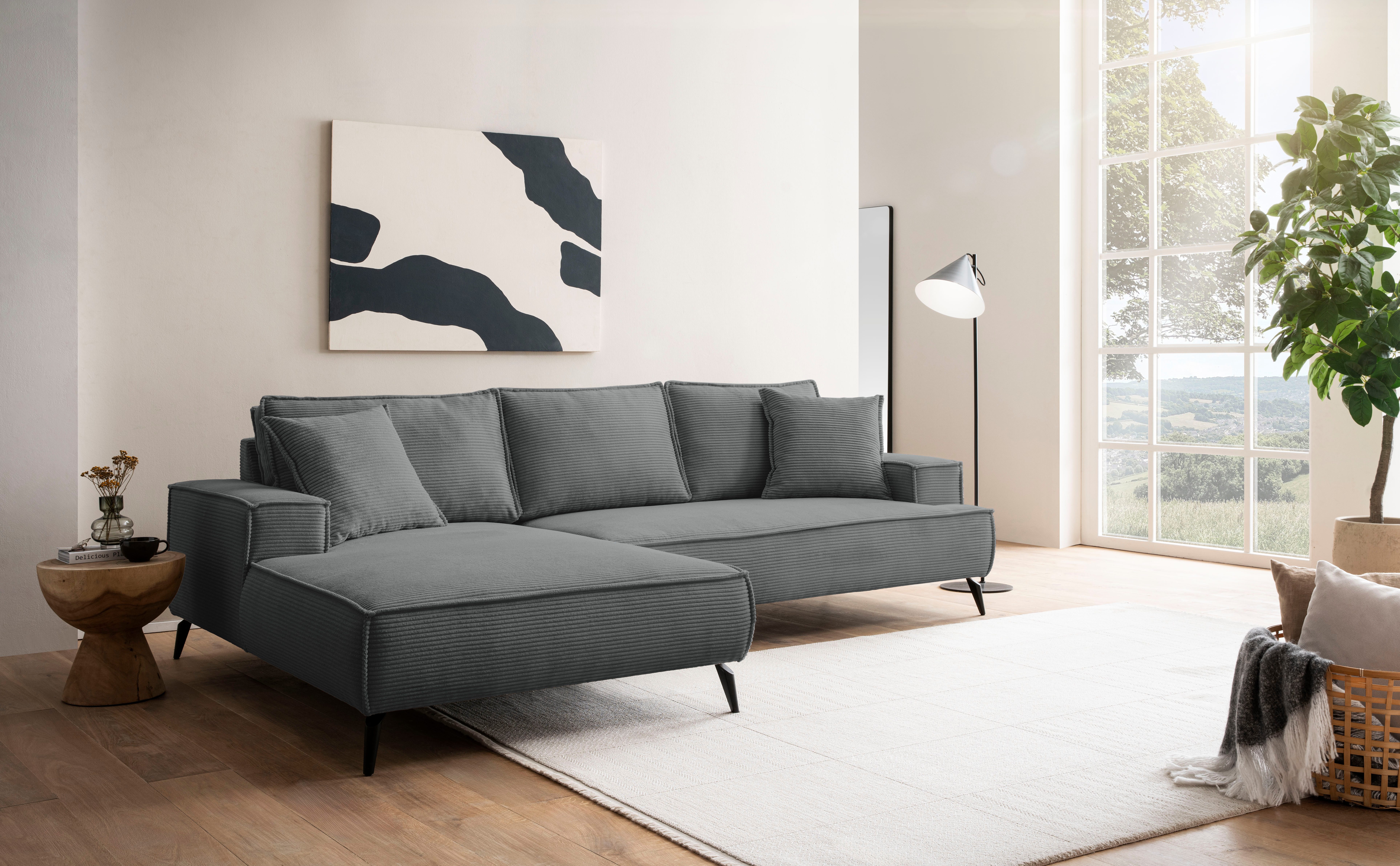 andas Ecksofa TVINNU, L-Form in Cord, günstig online kaufen