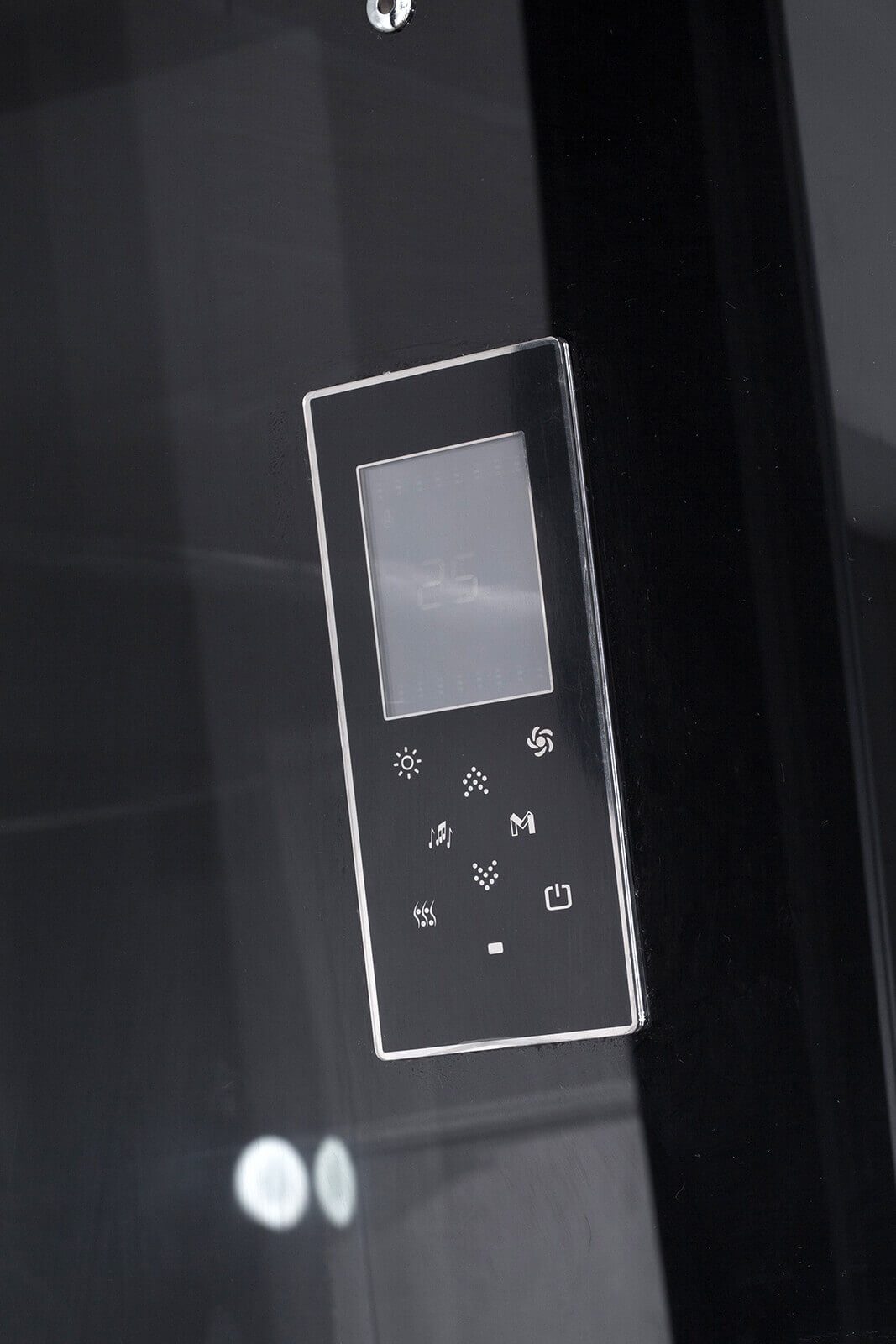 HOME DELUXE Dampfdusche LUXORY XL, BxT: 120x90 cm, Einscheibensicherheitsglas, inkl. Armaturen, Duschtasche und hochwertigen Aluminiumprofilen, mit Schiebetür, Radio, Licht und Dampfsauna, Komplettdusche