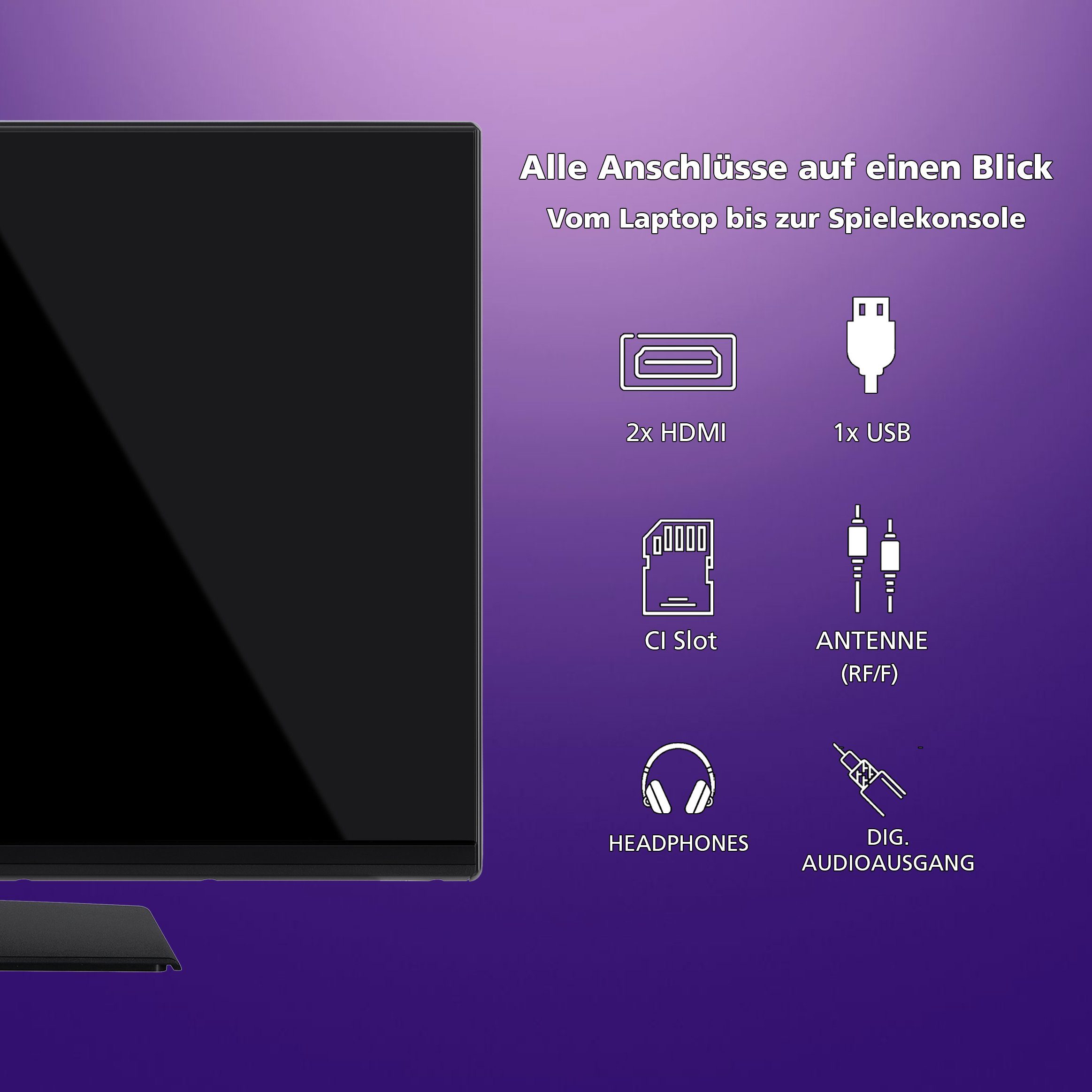 JVC LT-32VH4455 LCD-LED Fernseher (80 cm...