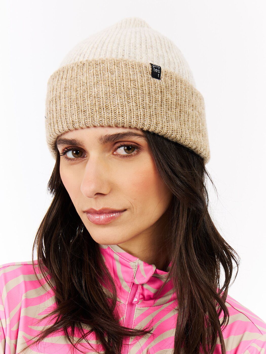 Protest Strickmütze PRTOrelle beanie 106 Kit Offwhite