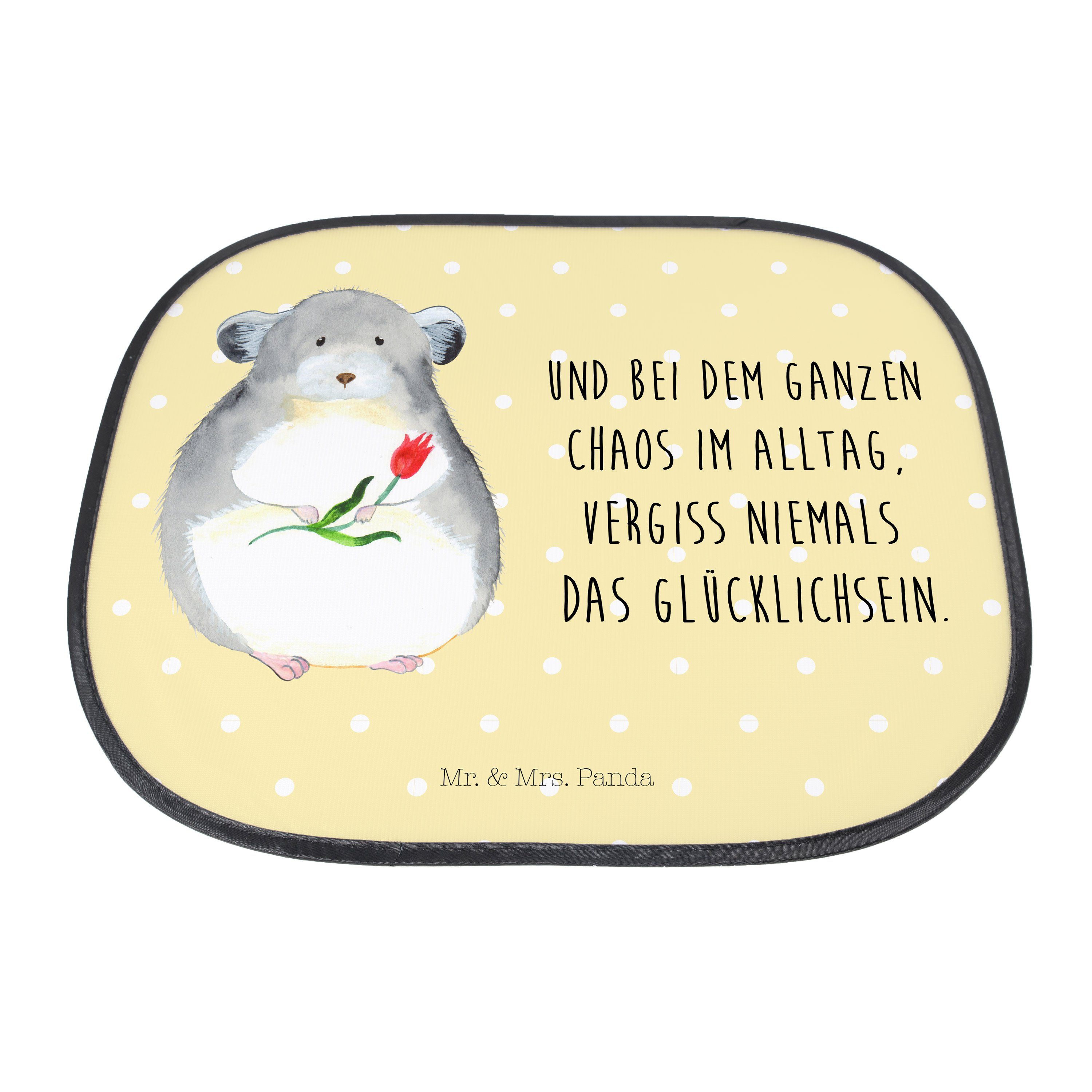 - Chinchilla Baby, & Geschenk, Mrs. Mr. Gelb - Seidenmatt Pastell mit Sonnenschutz Blume Panda, So, Sonnenschutz