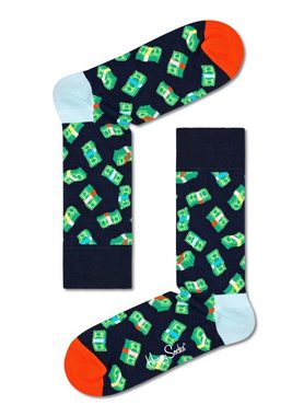 Happy Socks Socken Money Money und CAR (2-Paar) mit eingestrickten Motiven