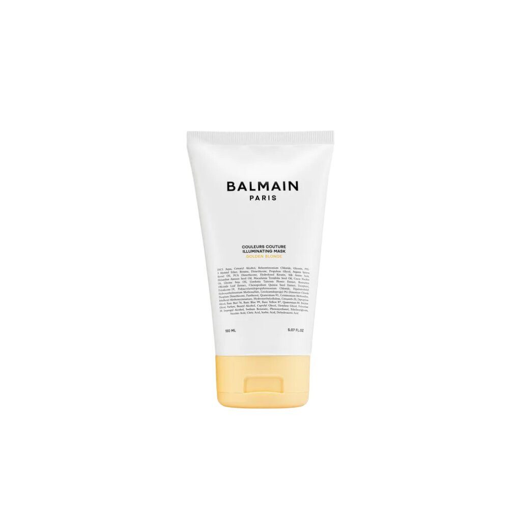 Balmain Haarpflege-Set Couleurs Couture, Haarfärbe-Crememaske, leuchtendoldblond
