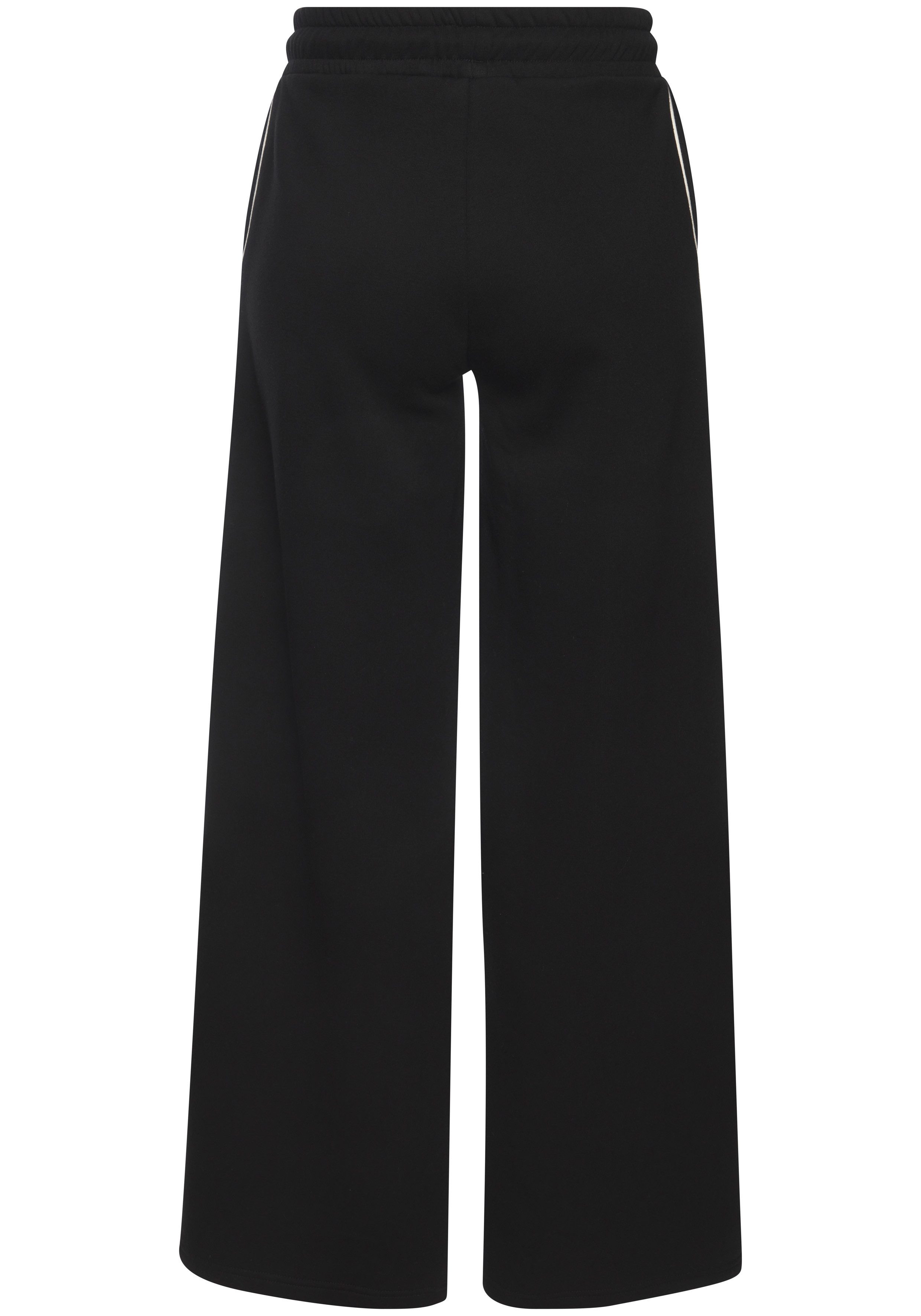 Buffalo Sweathose Relaxhose mit weit ausgestelltem Bein und Piping, Home- und Loungewear – Bild 4 von 5