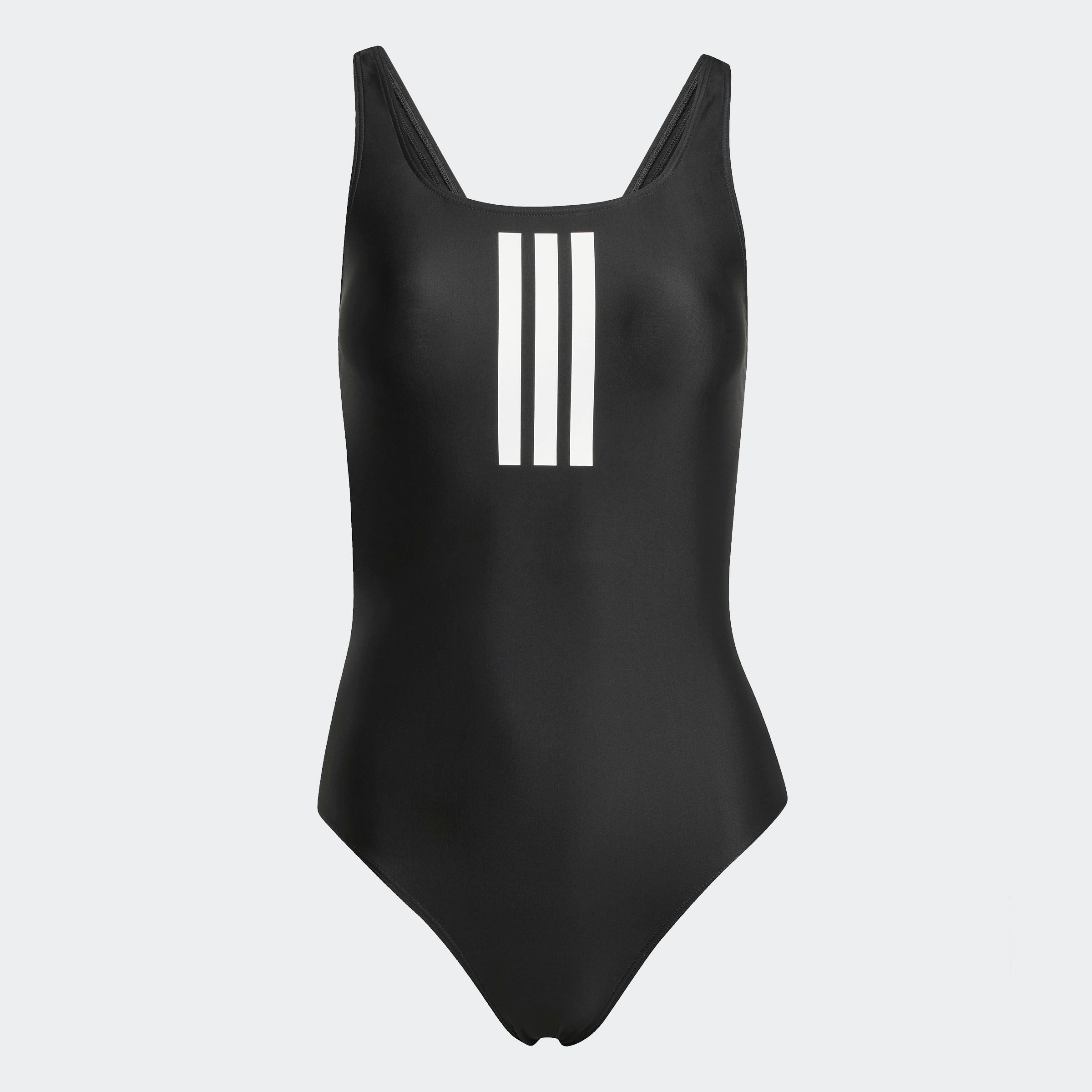 adidas Performance Badeanzug 3-STREIFEN V-BACK (1-St) sportlicher Schnitt, stretchiges, chlorresistentes Material