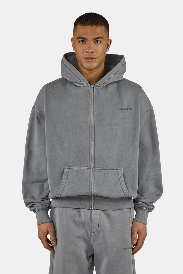 PEGADOR Kapuzensweatjacke Logo Oversized Sweat Jacket Baumwollmischung, oversize
