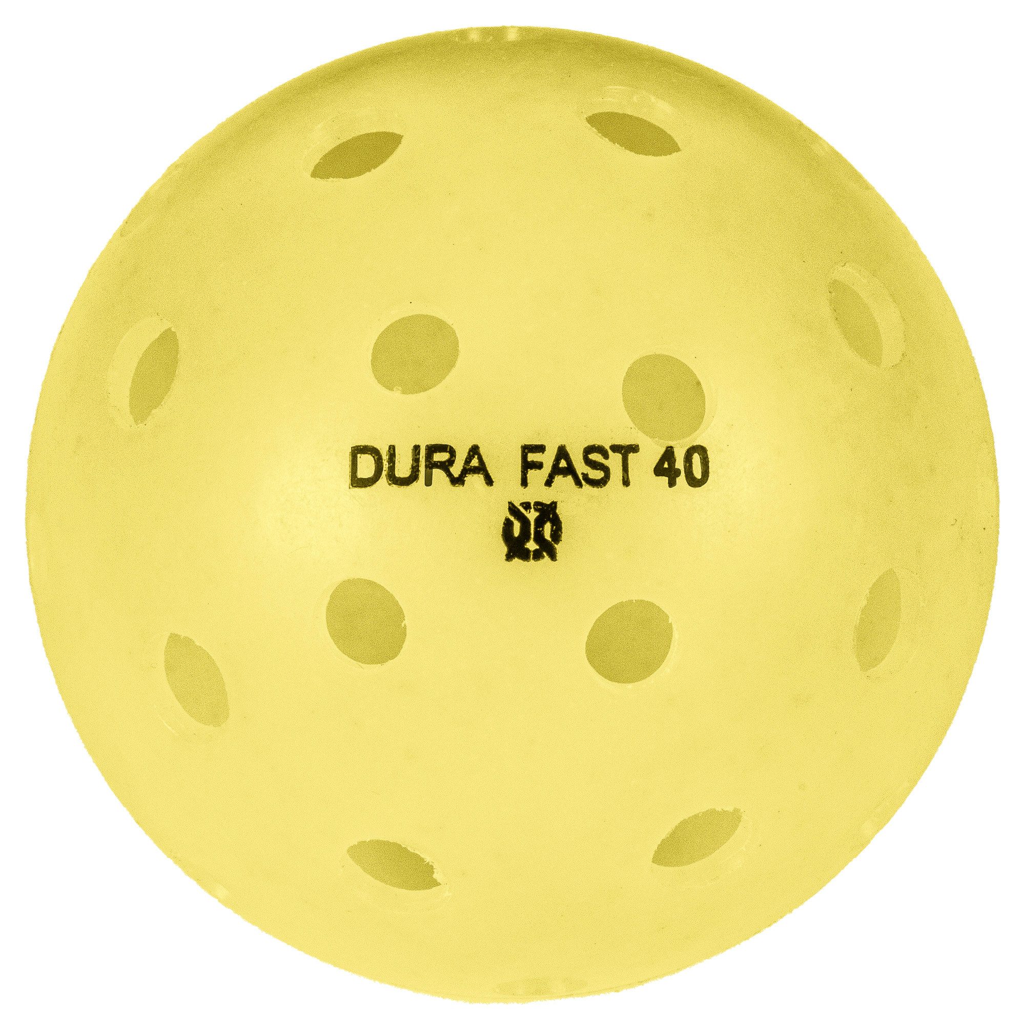 Pickleball ONIX Pickleball Bälle Dura Fast 40 Outdoor Yellow 4-Pack