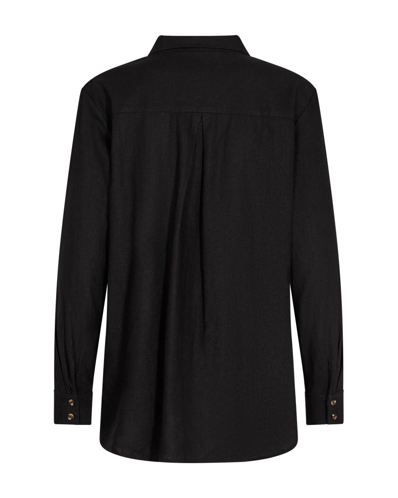 FREEQUENT Hemdbluse "FQLAVA-SH-SIMPLE", aus Leinenmix, mit Brusttasche günstig online kaufen