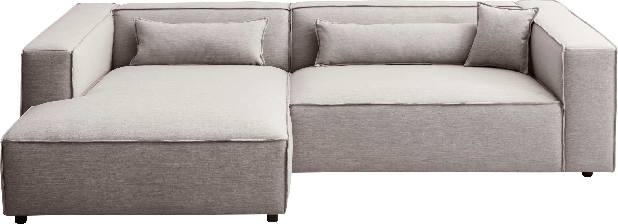 LeGer Home by Lena Gercke Ecksofa PIARA XXL, Big-Sofa, Cord, Leinenoptik o. günstig online kaufen