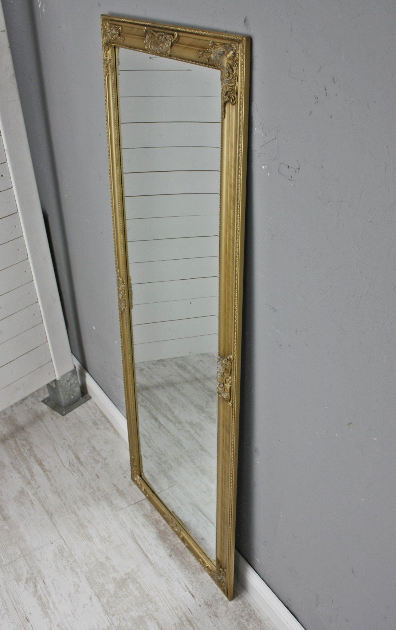 verziert Spiegel: gold Wandspiegel Stil Barock cm elbmöbel gold Wandspiegel 150cm, Spiegel 150x60x7 barock