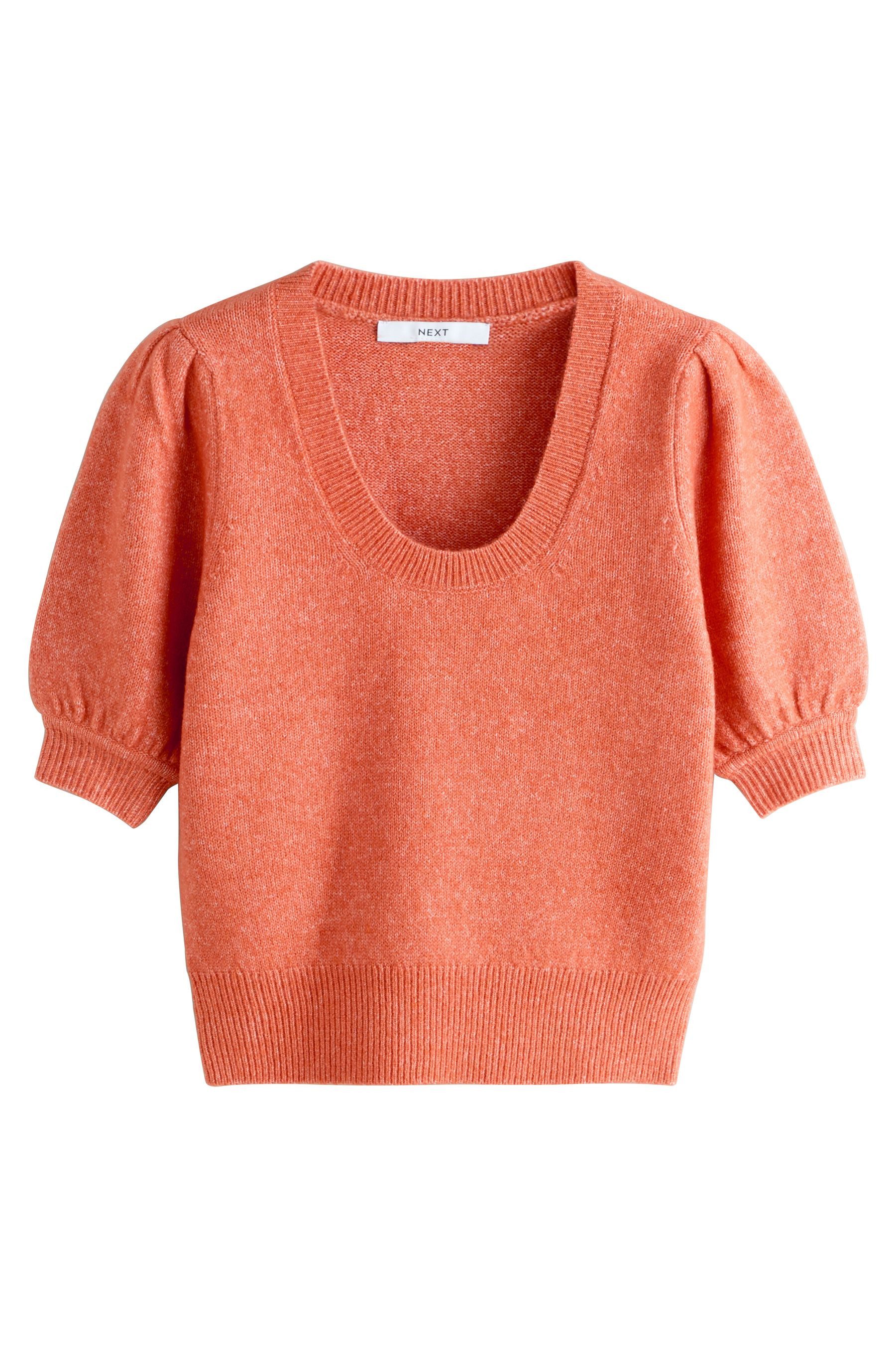 Next Strickpullover Gestricktes Oberteil mit Puffärmeln (1-tlg) günstig online kaufen