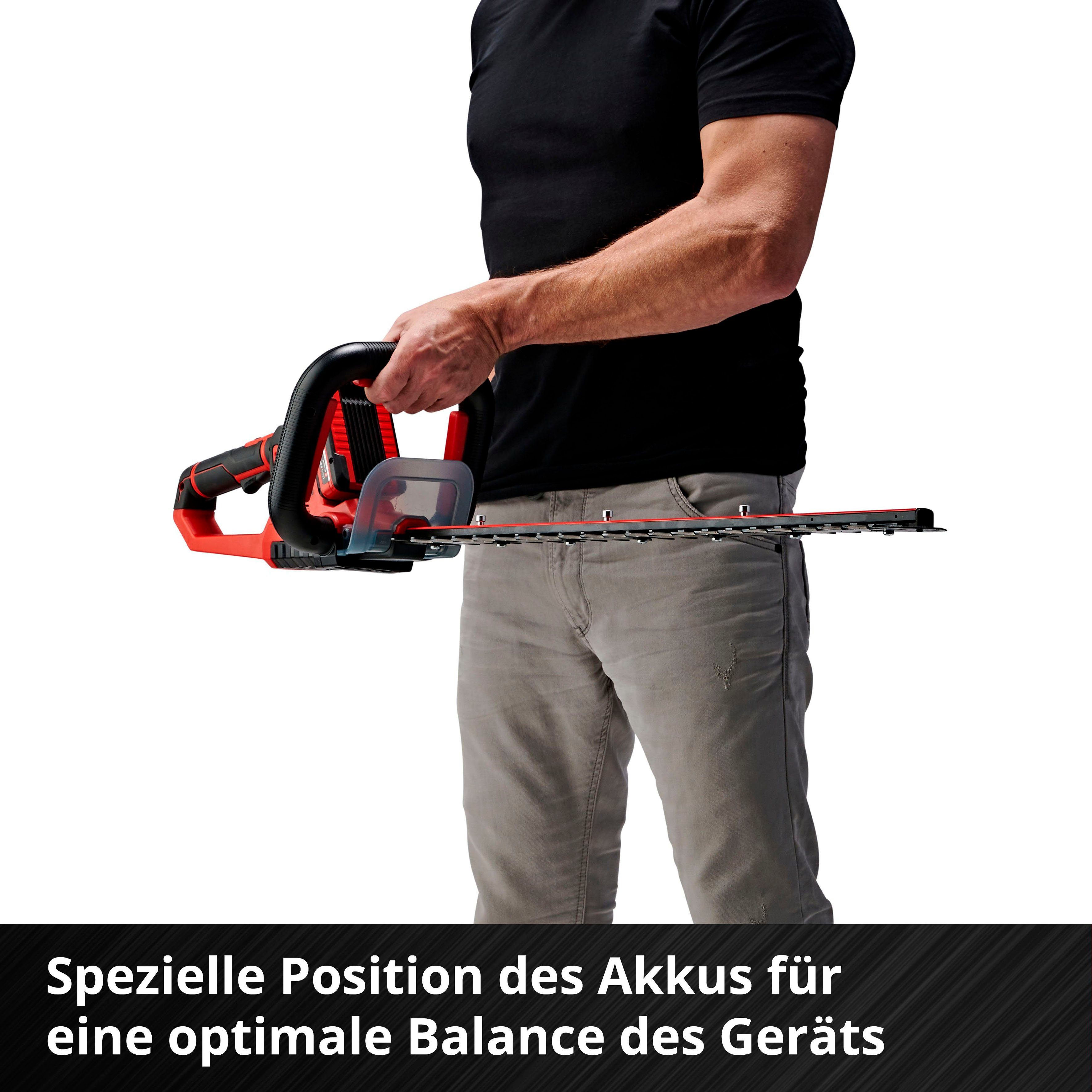 Einhell Akku-Heckenschere GE-CH 18/60 Solo, 60 cm Schnittlänge, ohne Akku und Ladegerät