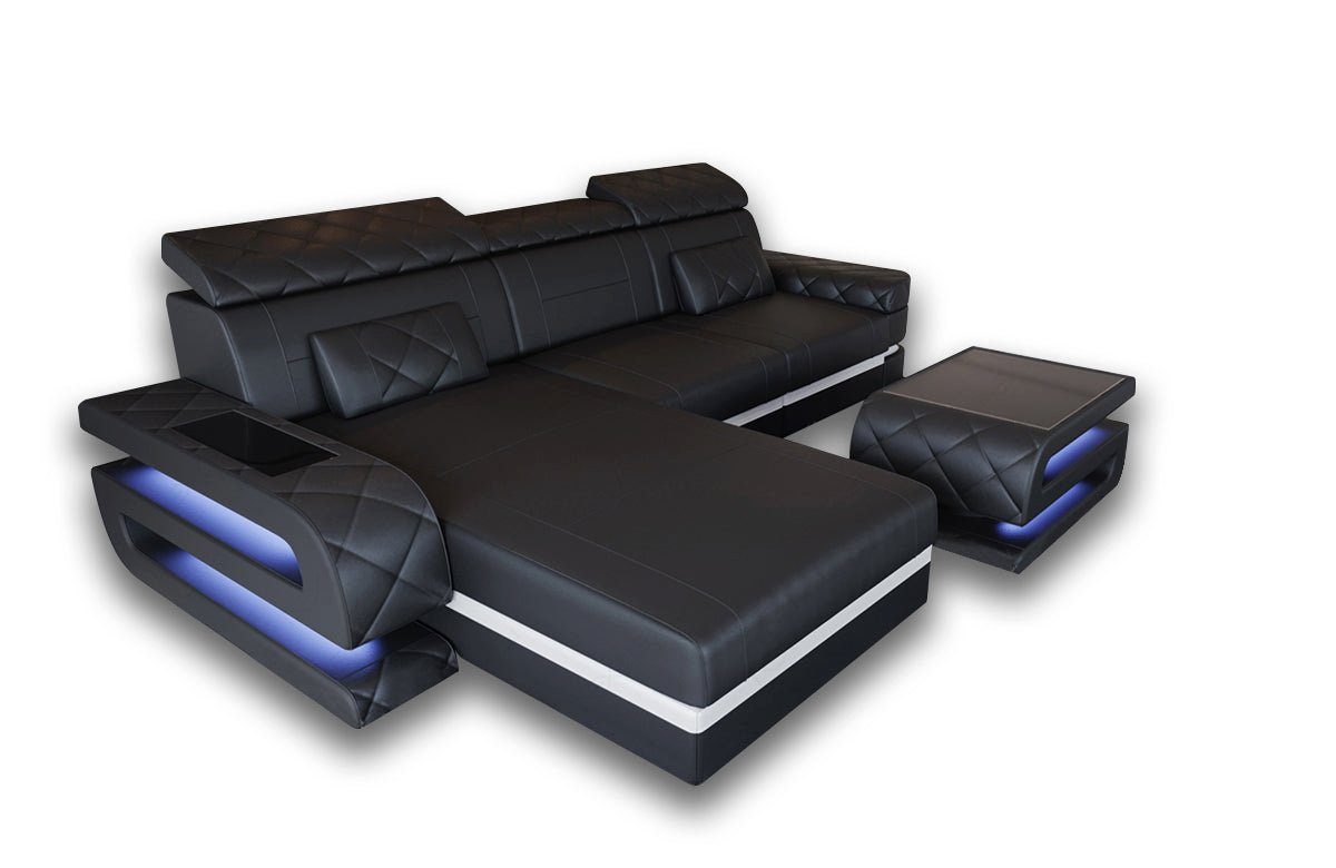 Sofa Dreams Ecksofa Ledersofa Bologna L günstig online kaufen