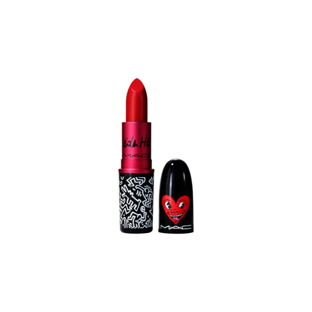 MAC Lippenstift Viva Glam X Keith Haring Long Lasting Lipstick Red Haring 3 Gr
