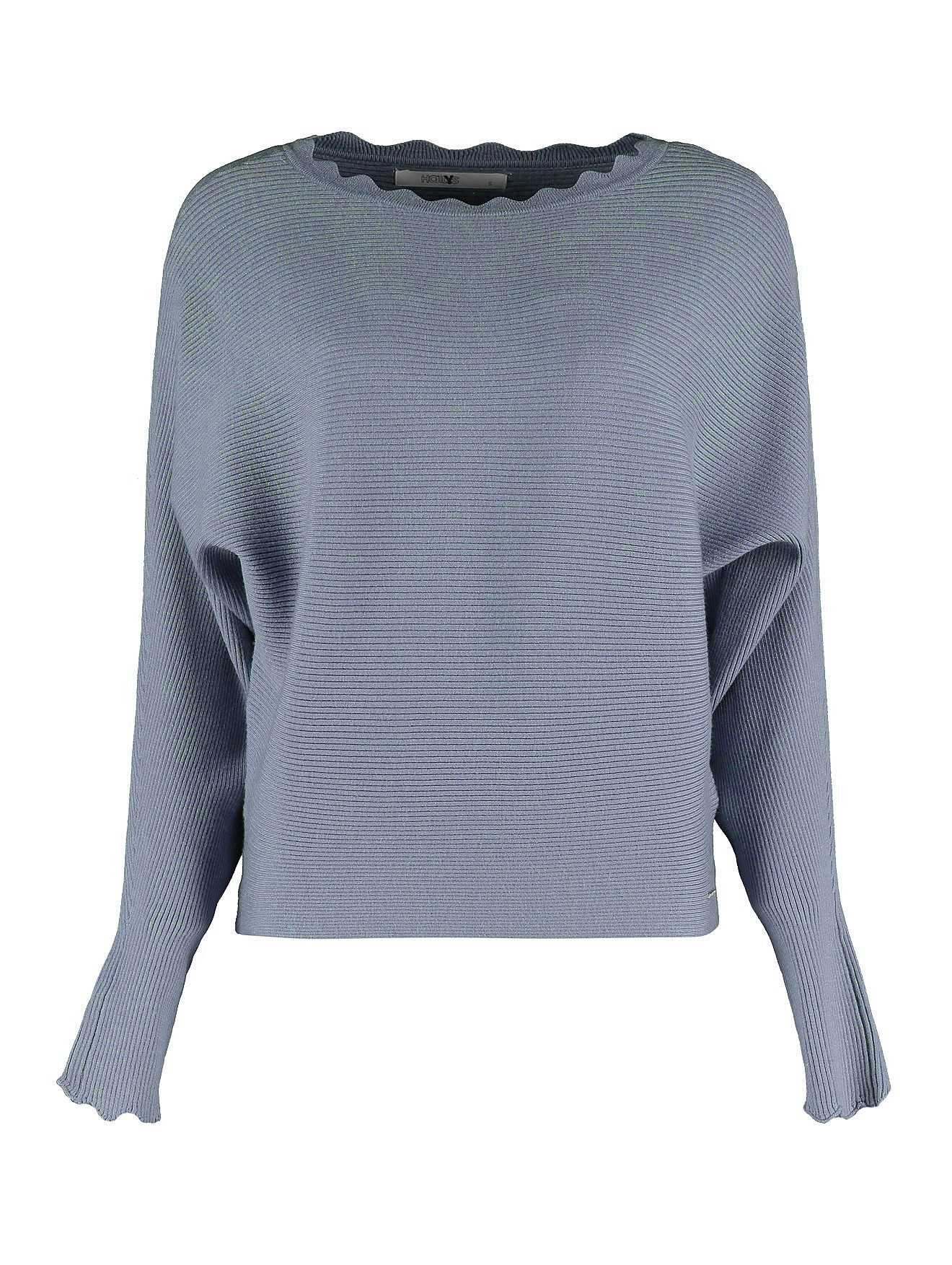 HaILY’S Strickpullover Langarm Locker Gerippt Design günstig online kaufen