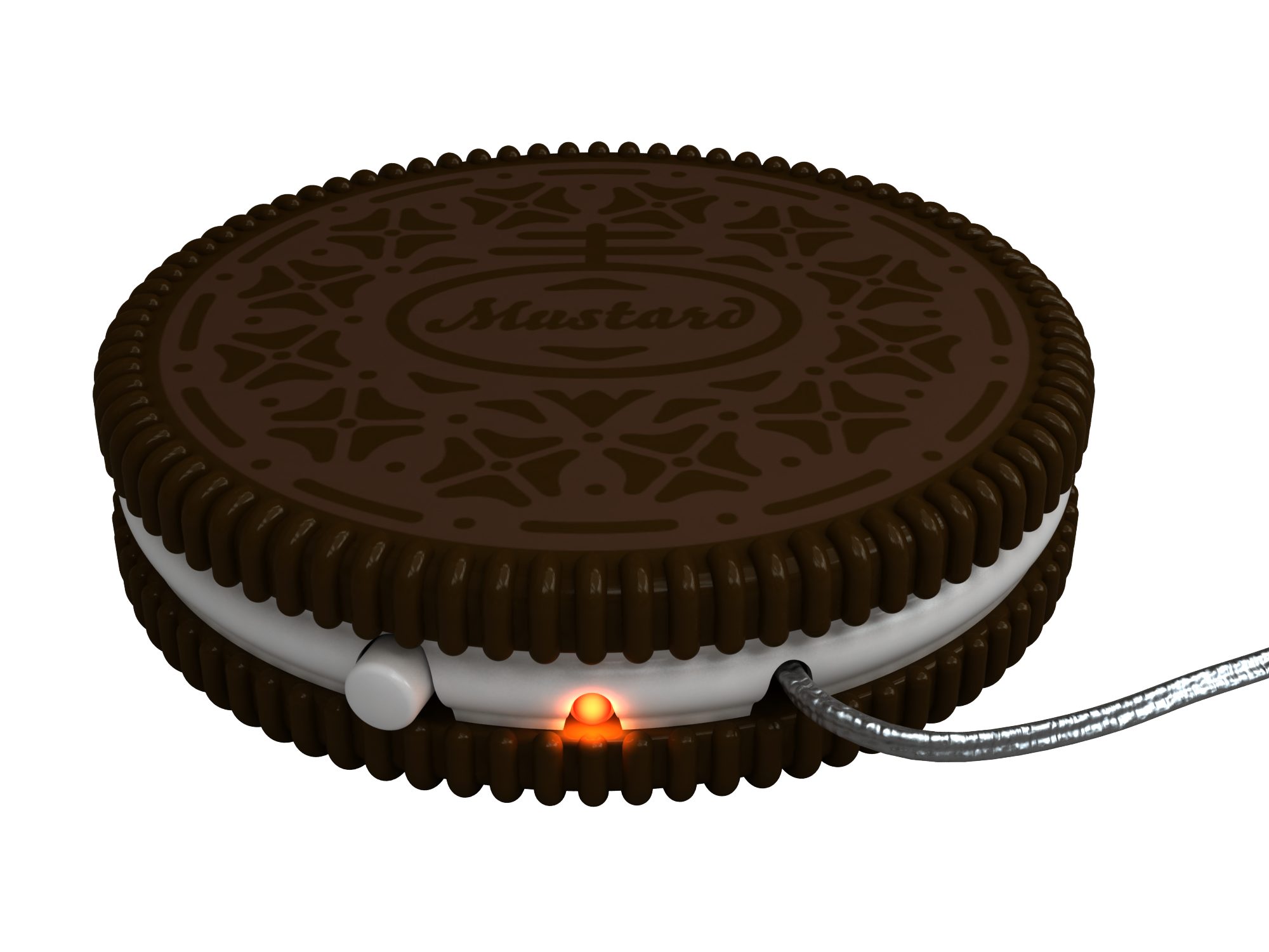 Mustard Підігрівач чашок Hot Cookie, ca. Ø 10,5 cm USB Tassen Wärmer Keks