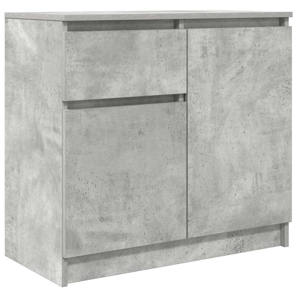 vidaXL Sideboard Sideboard mit Schublade Betongrau günstig online kaufen