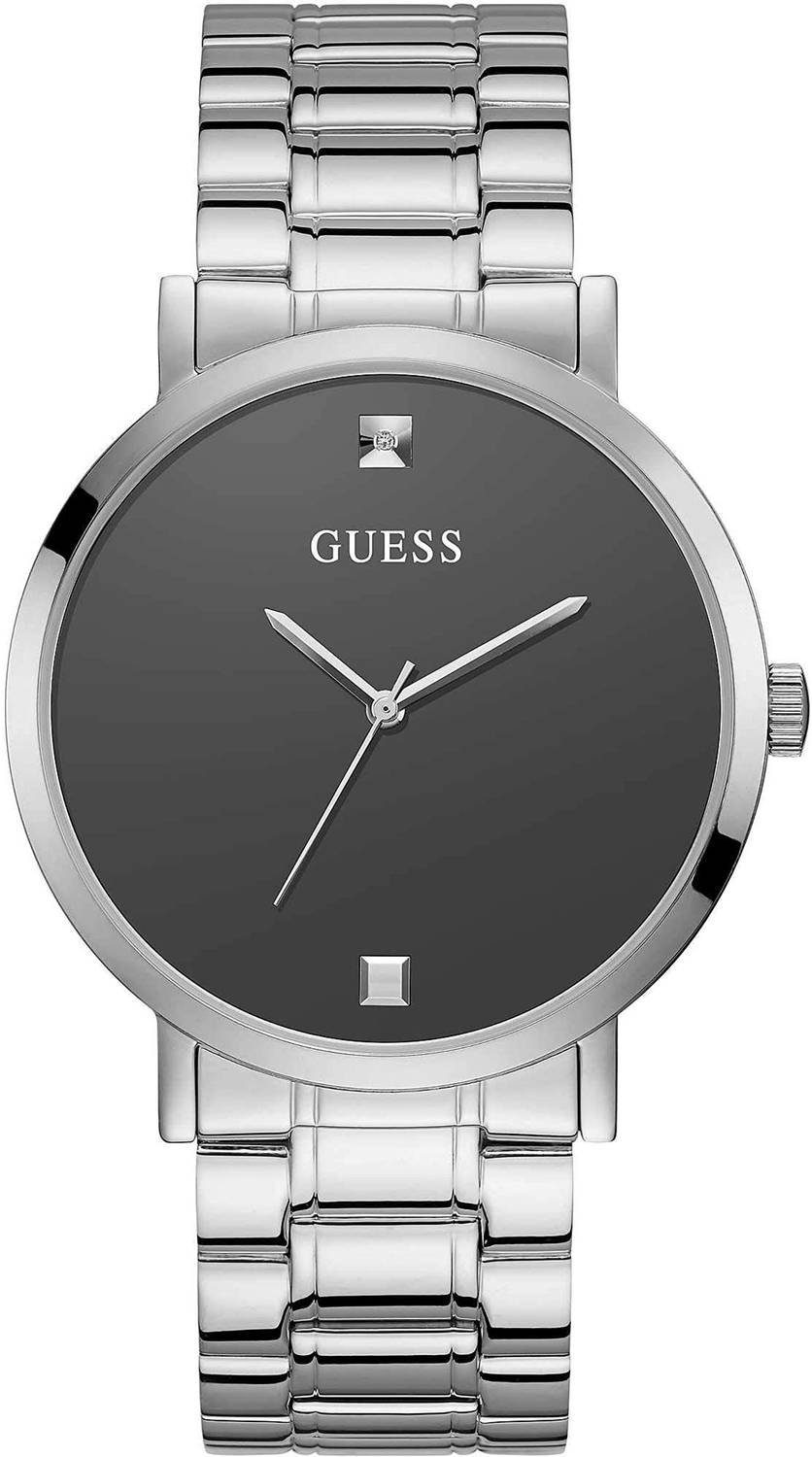 Edelstahl 44 Guess Gehäuse GENUINE aus Durchmesser DIAMOND, der ist Quarzuhr ca. Das ist und