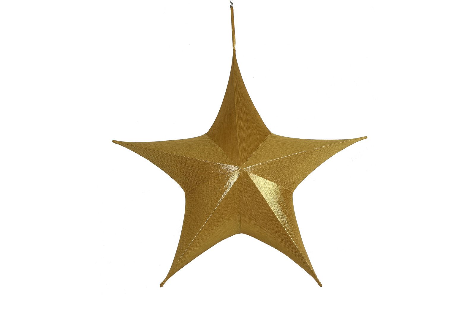 Weihnachtsfigur Weihnachtshänger Stern glänzend Maria M gold 80cm