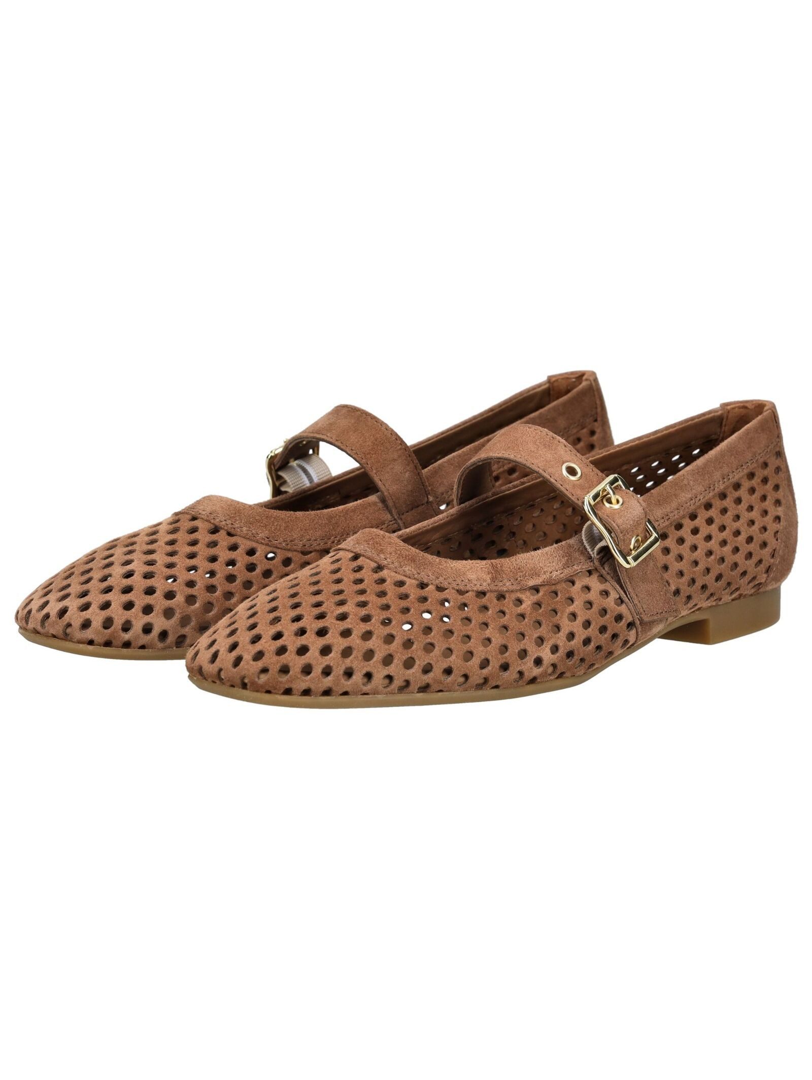 Paul Green Paul Green Ballerinas Veloursleder Riemchenballerina – Bild 4 von 5