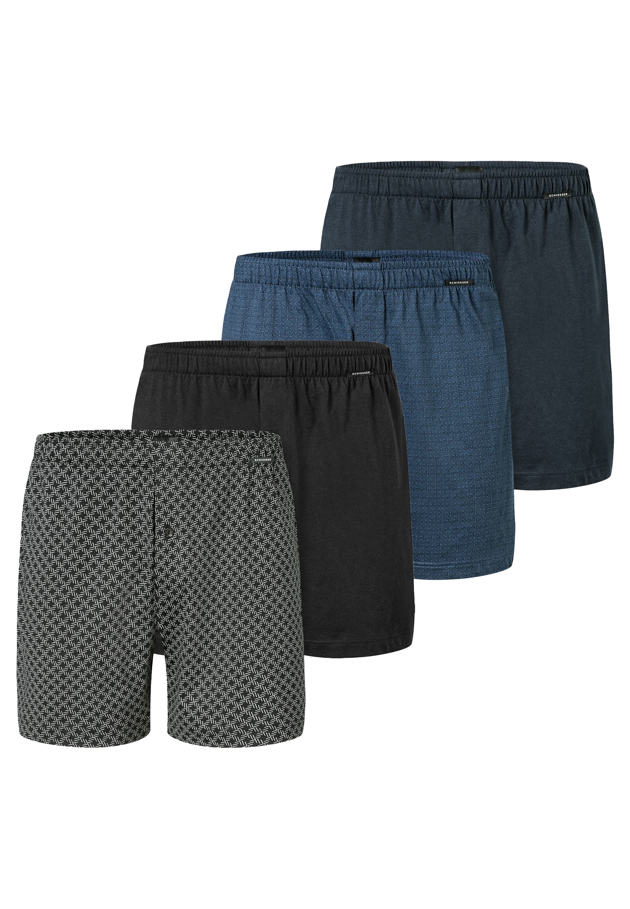 Boxershorts 4er Pack Singel-Jersey