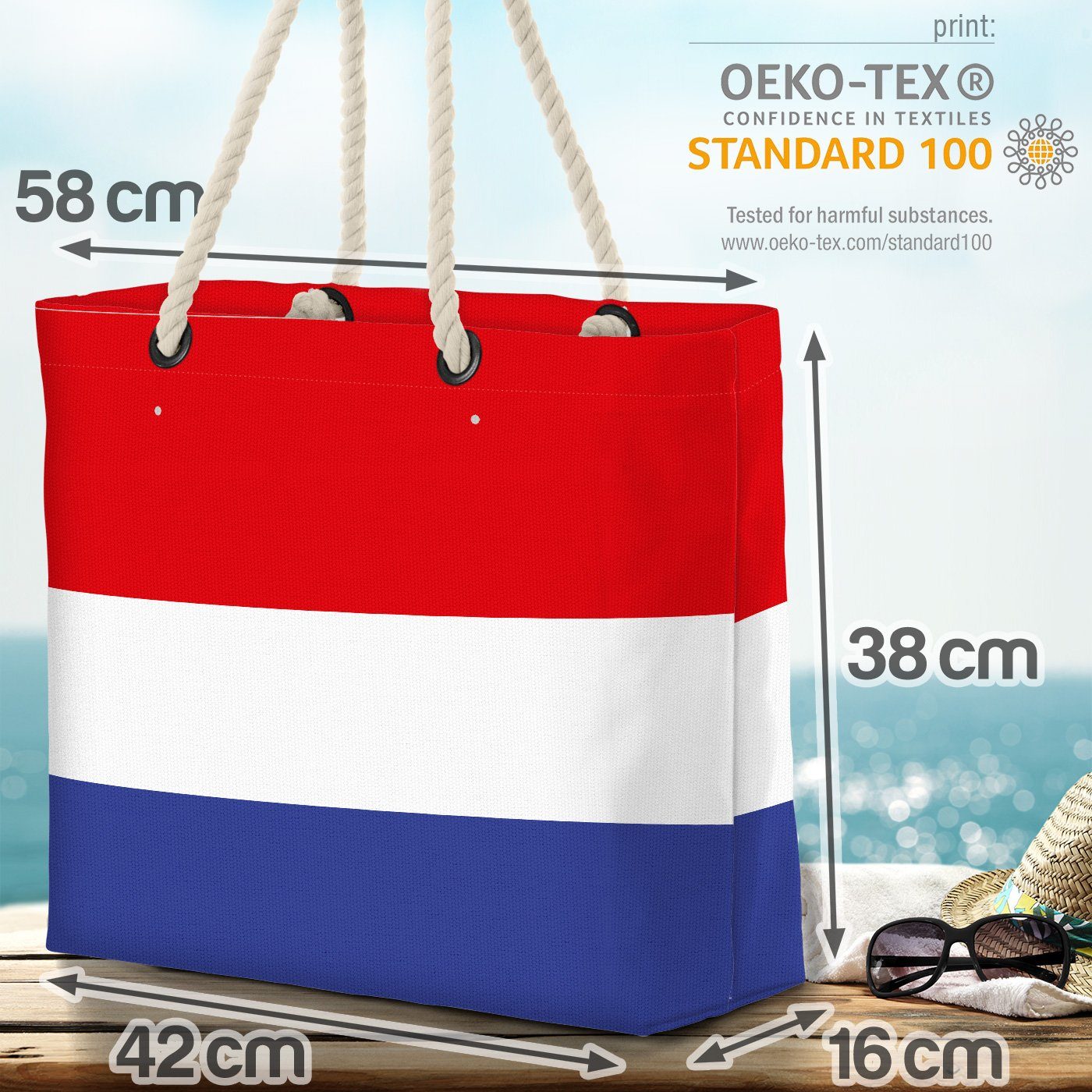 Strandtasche (1-tlg), VOID Holland WM EM Niederlande Fahne Flagge