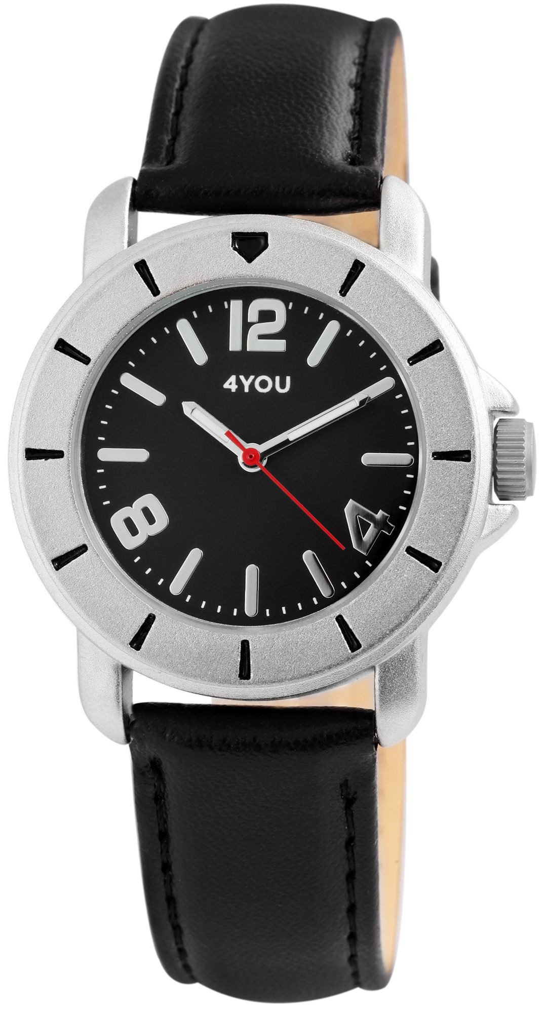 4YOU Quarzuhr 2910020 4You Unisexuhr mit Echtlederarmband
