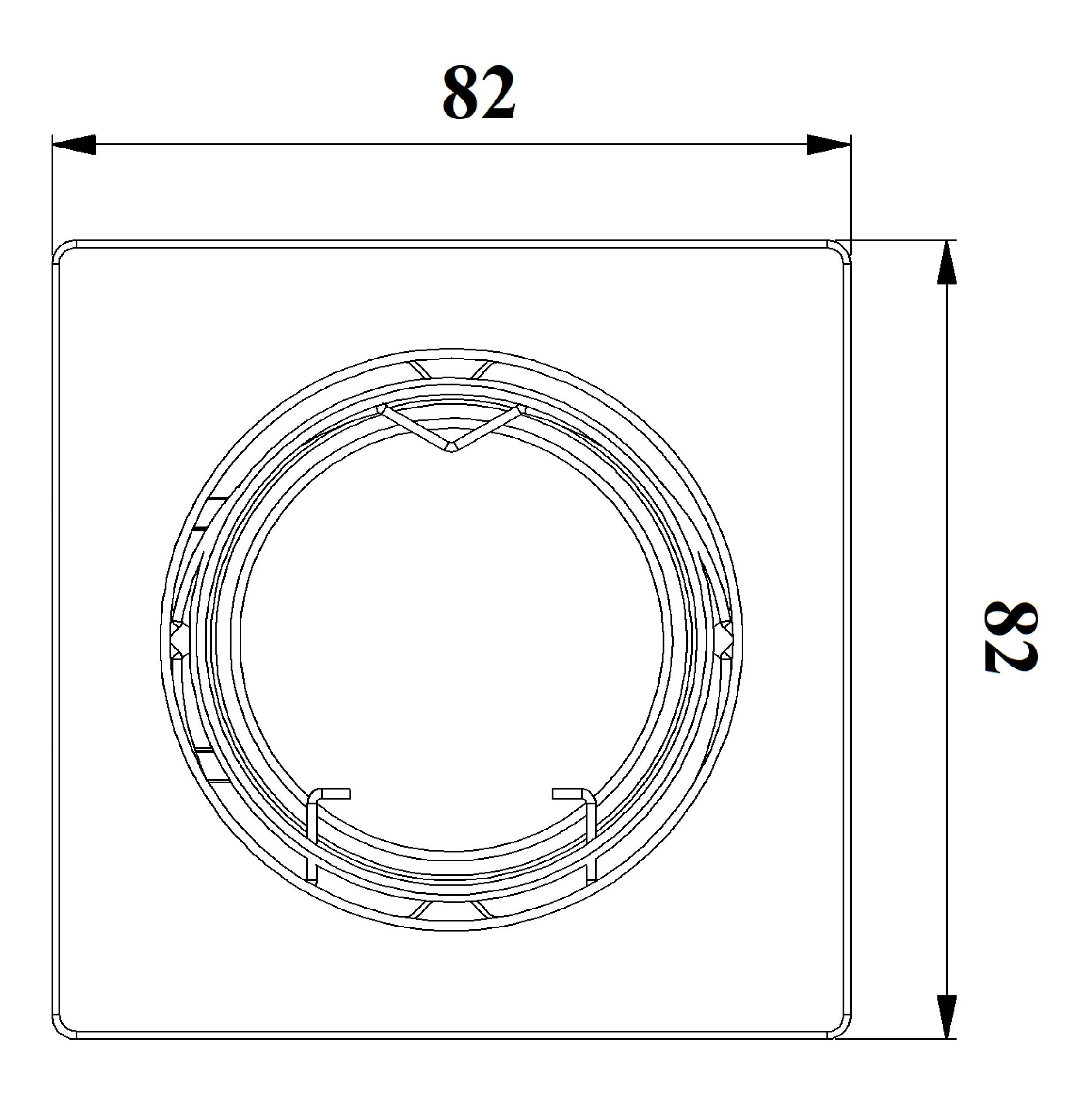 6x Deckenspot, Deckenleuchte, Modul LED Stufen 6er inkl. LED warmweiß, Einbaustrahler Chrom-Optik Dimmfunktion, 5 Ultra dimmbar Einbauspot, 3000K Downlight Einbaustrahler, Eckig Watt TRANGO LED 3 Flach Set 6729-068SMOSD