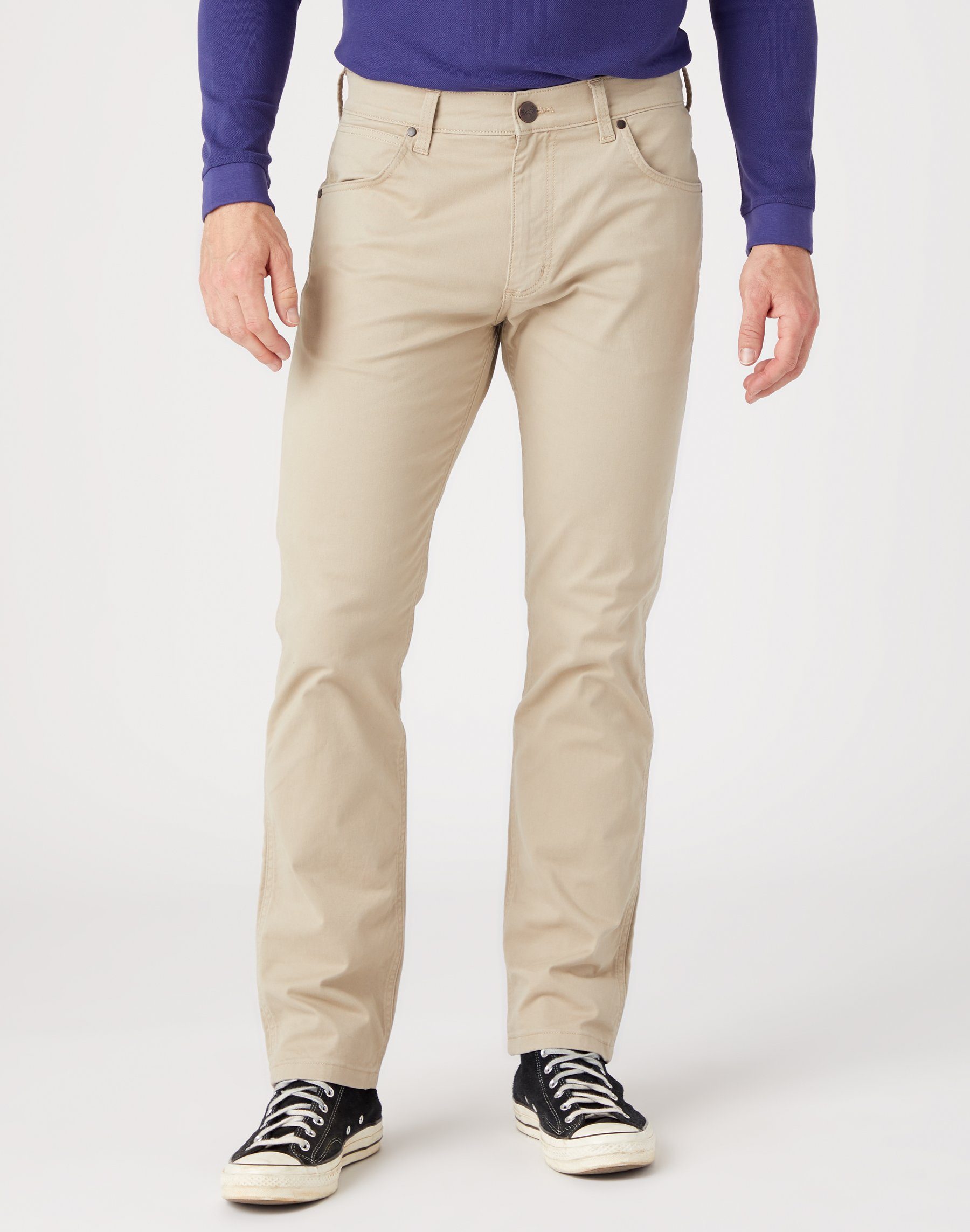 Wrangler 5-Pocket-Jeans WRANGLER GREENSBORO khaki W15QOF787 | Straight-Fit Jeans