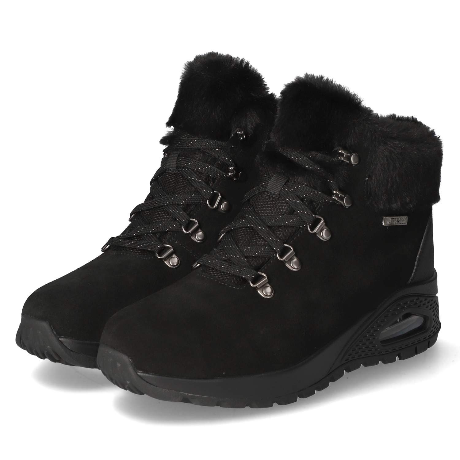 Skechers Skechers 167996-BBK Damen Rauleder schwarz Winterstiefel